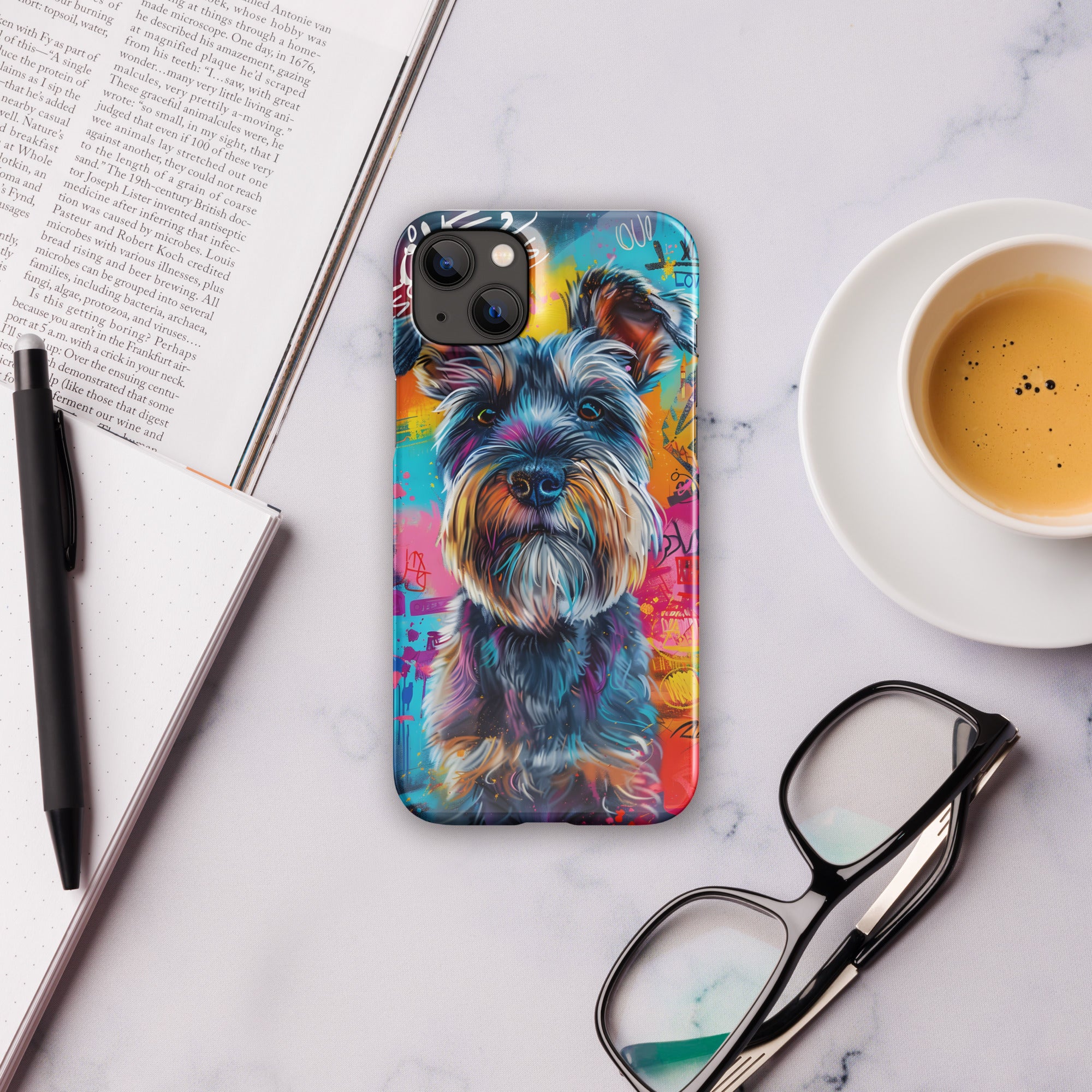 Schnauzer Snap case for iPhone®