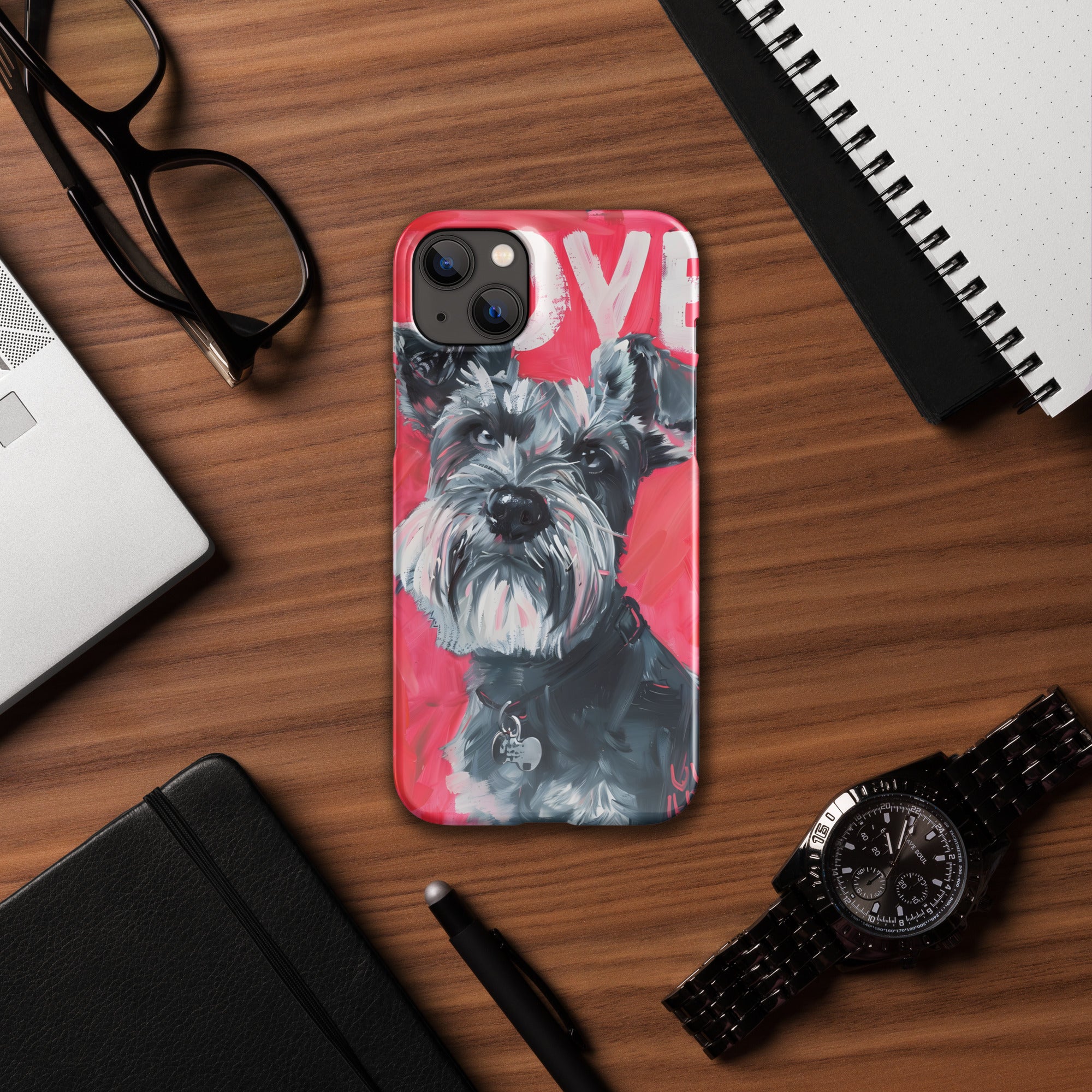 Schnauzer Snap case for iPhone®