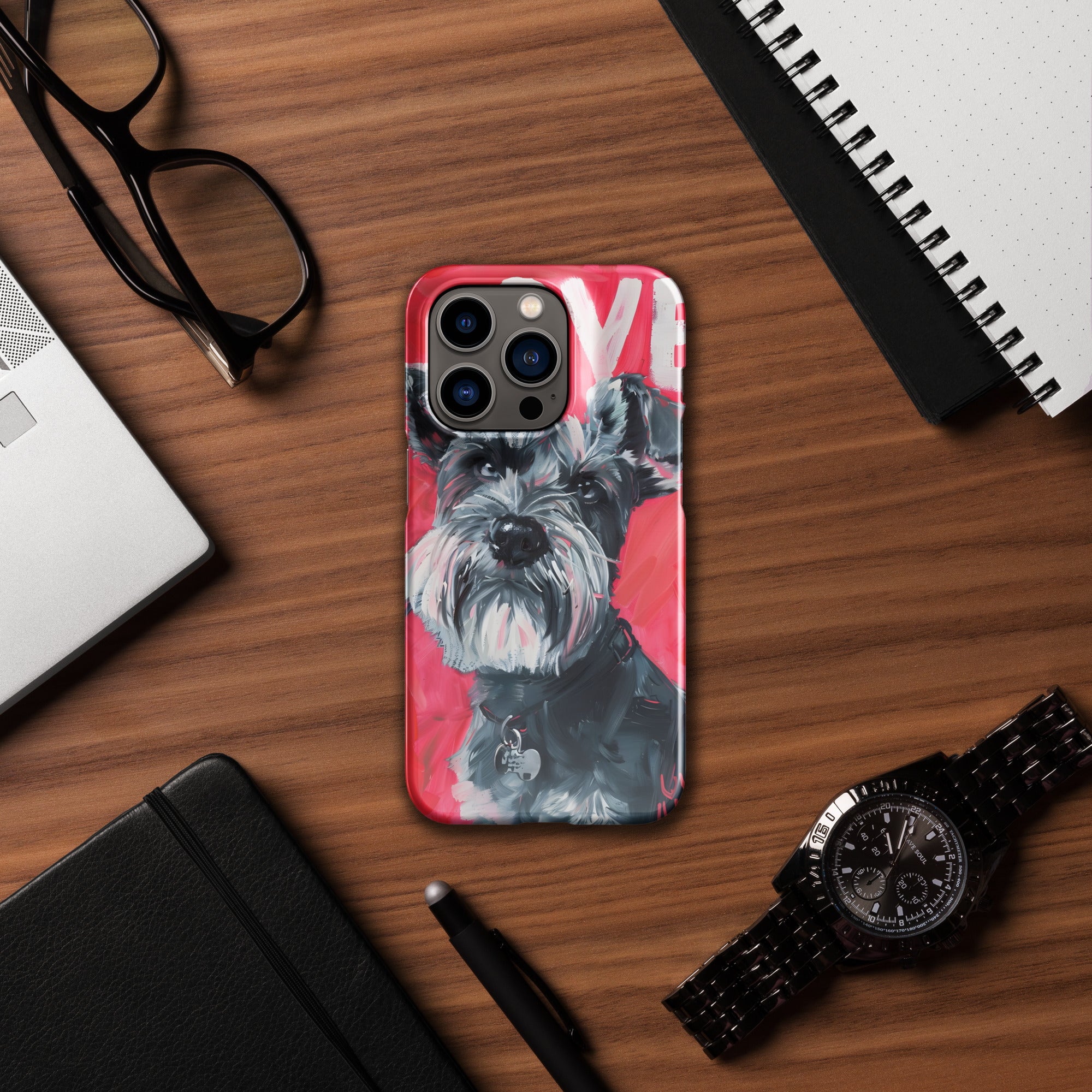 Schnauzer Snap case for iPhone®