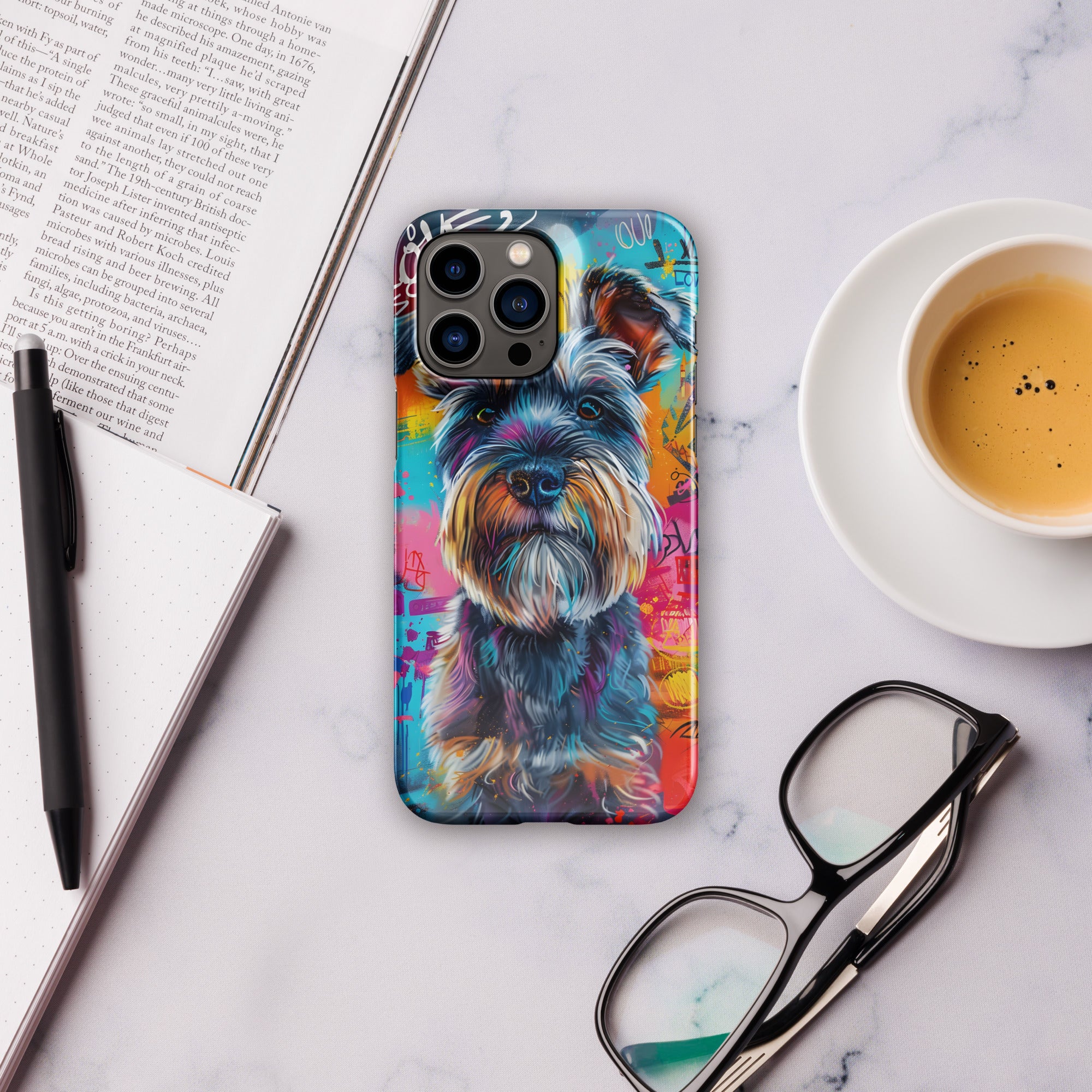 Schnauzer Snap case for iPhone®