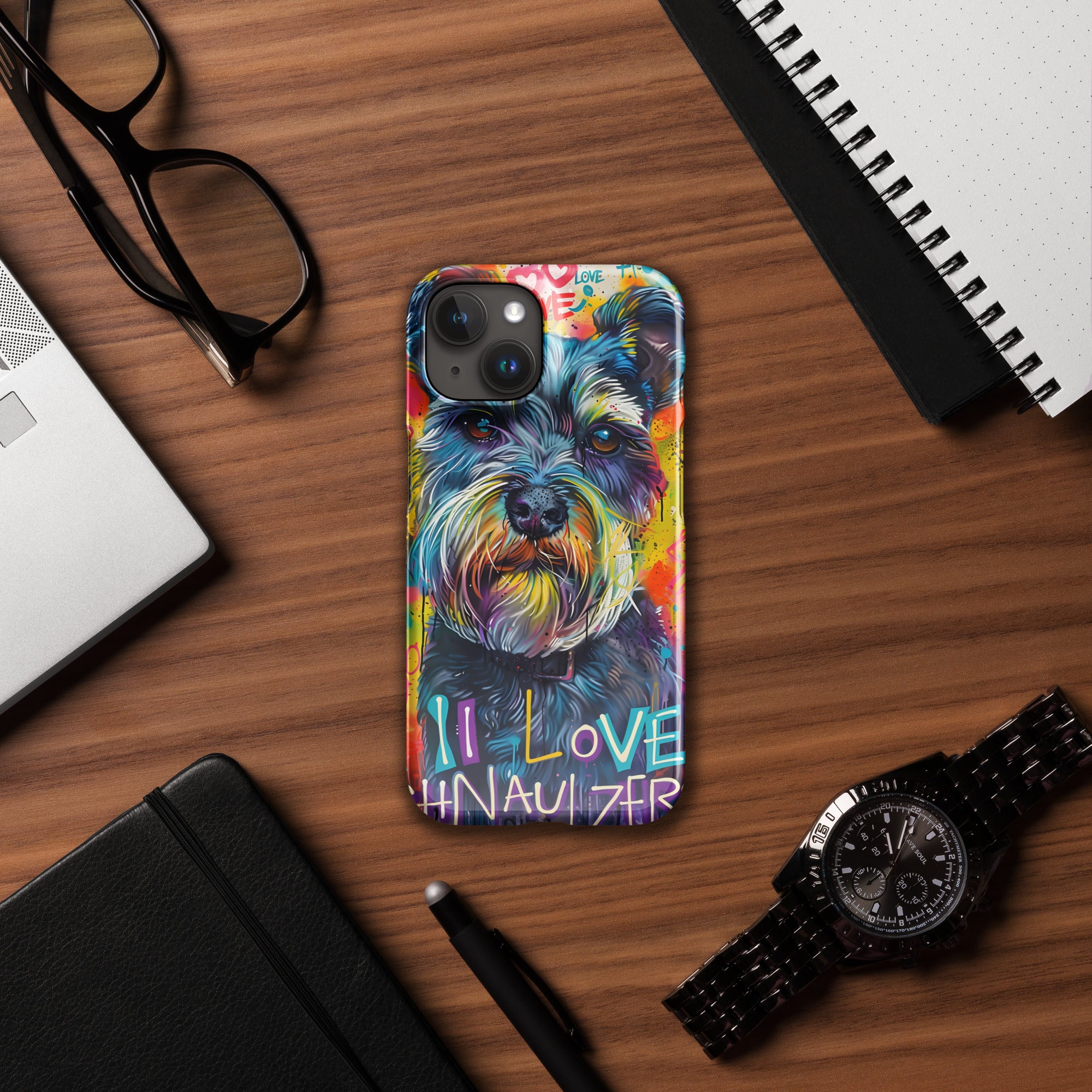 Schnauzer Snap case for iPhone®