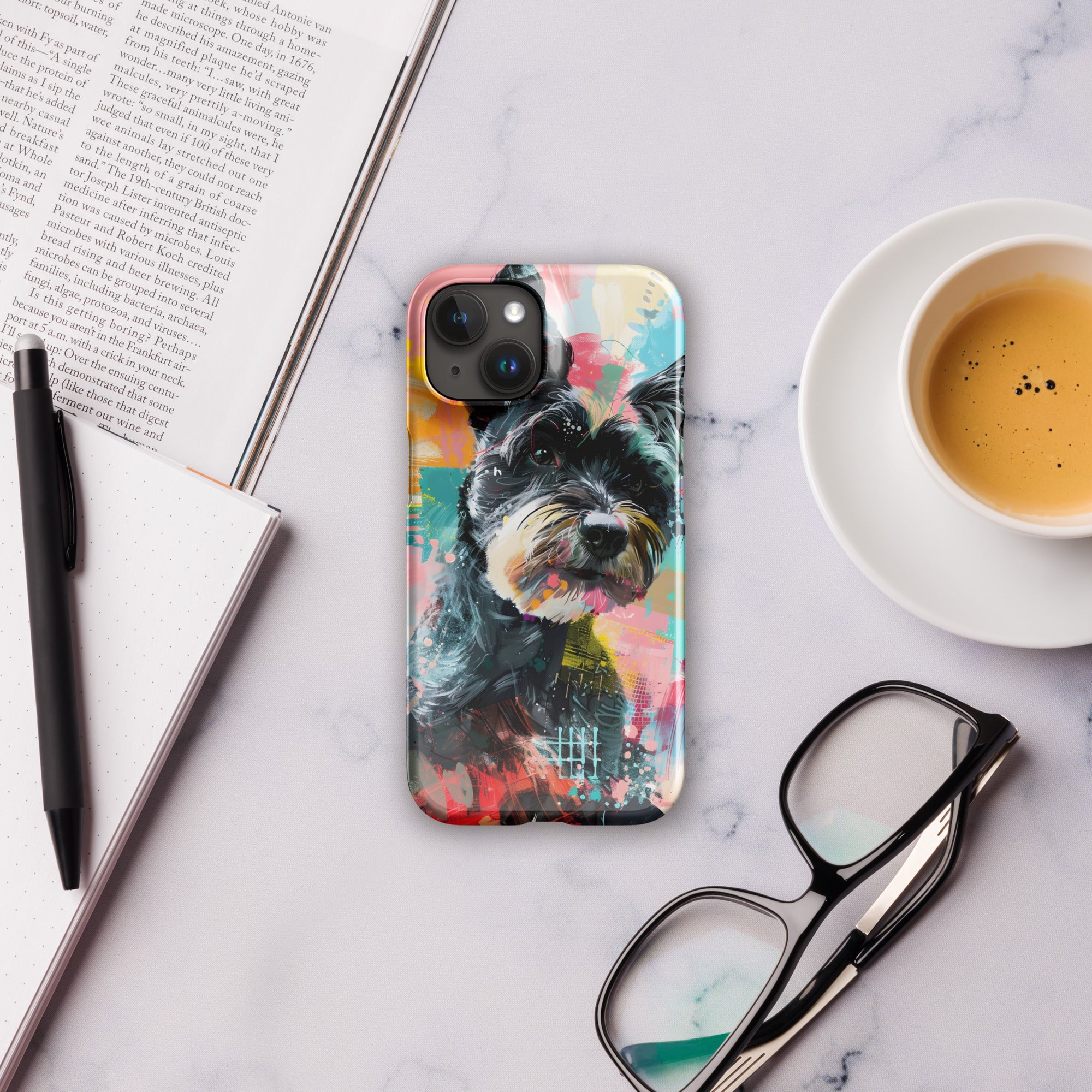 Schnauzer Snap case for iPhone®