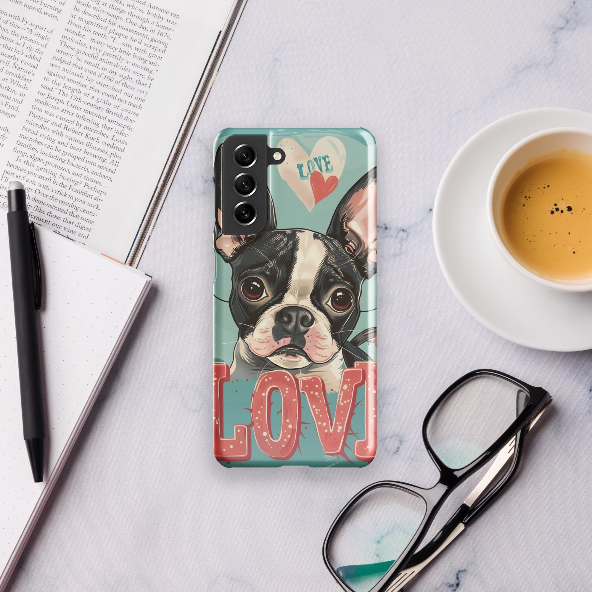 Boston Terrier Snap case for Samsung®