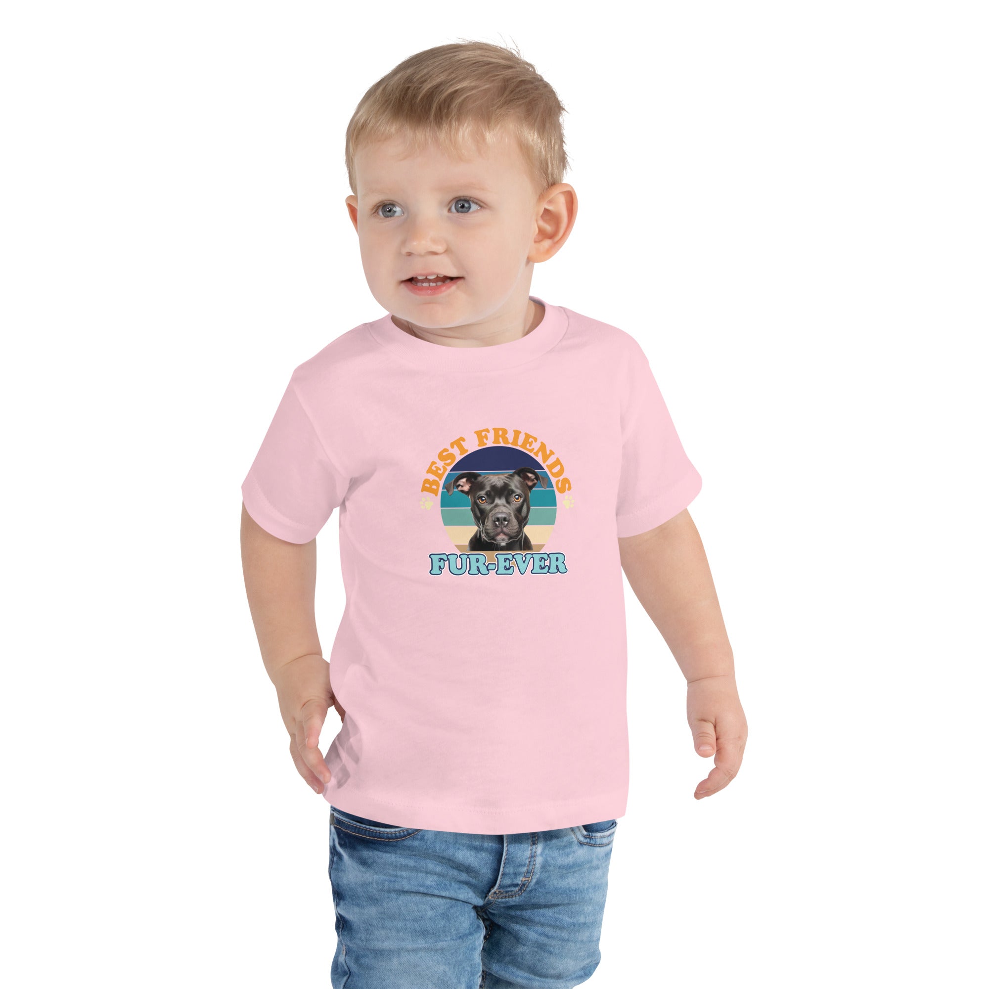 Staffordsire Bull Terrier Toddler Short Sleeve Tee