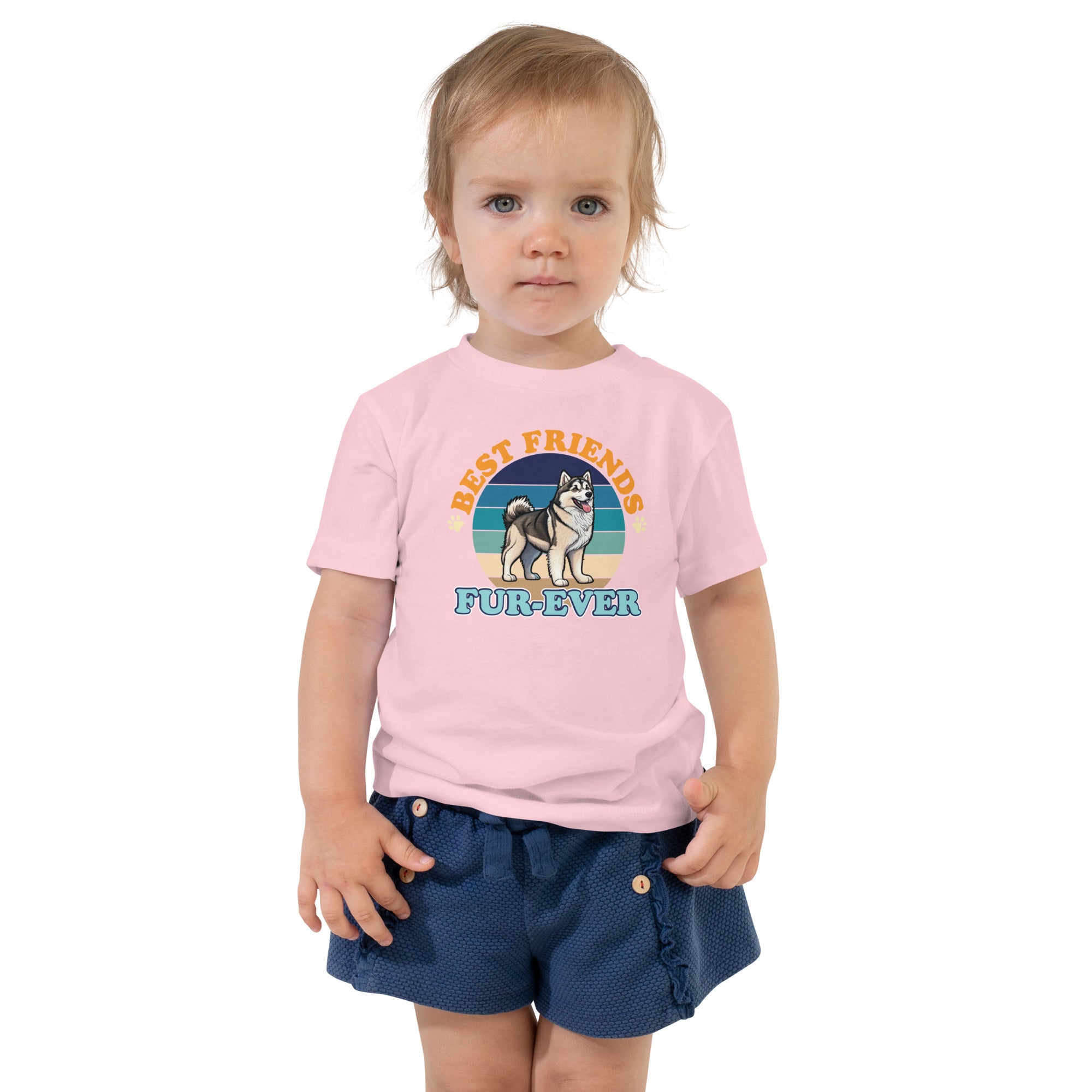 Alaskan Malamute Toddler Short Sleeve Tee