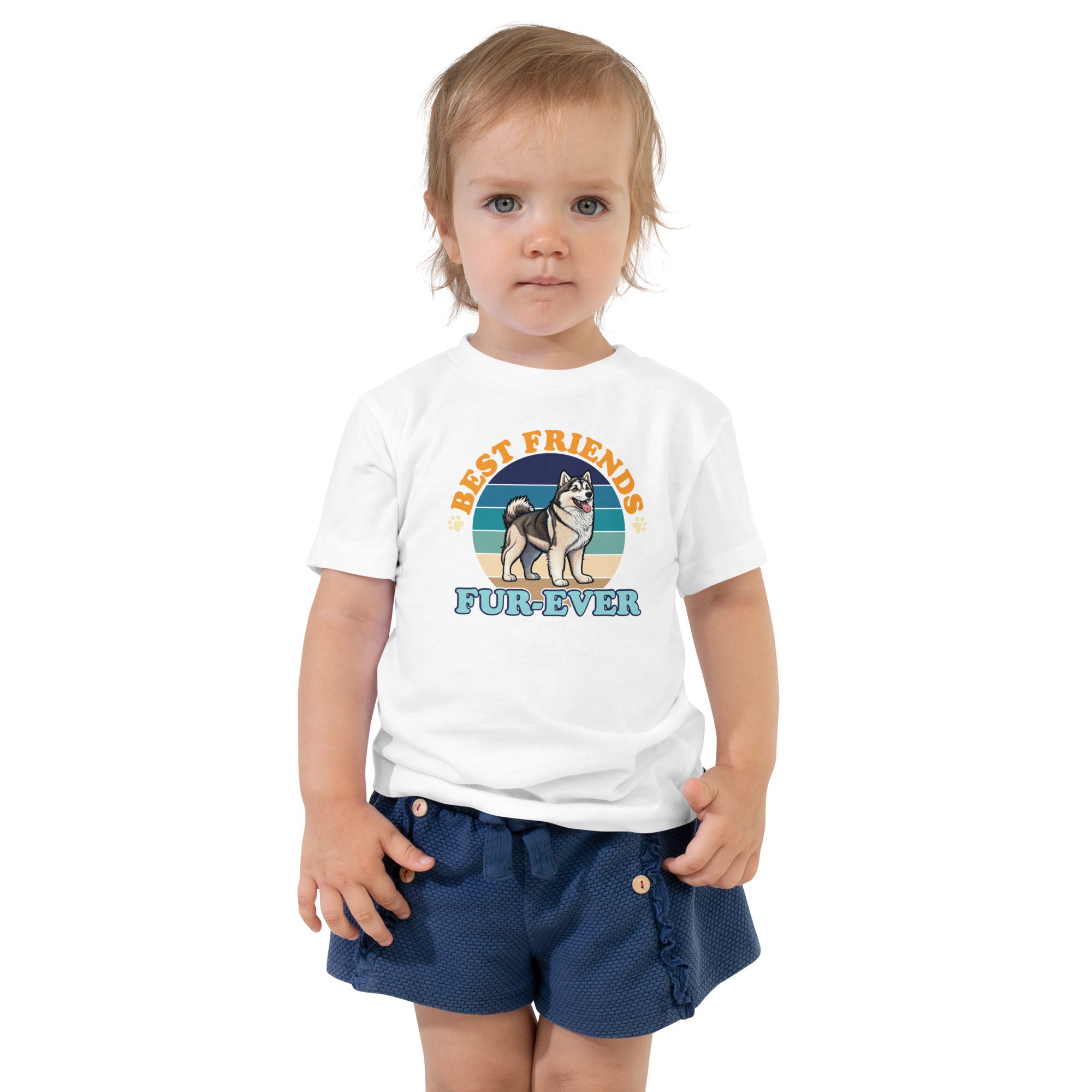 Alaskan Malamute Toddler Short Sleeve Tee