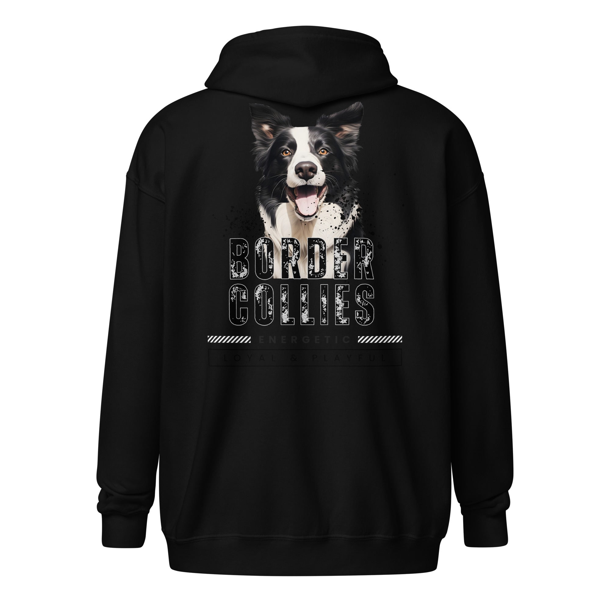 Border Collie Unisex heavy blend zip hoodie