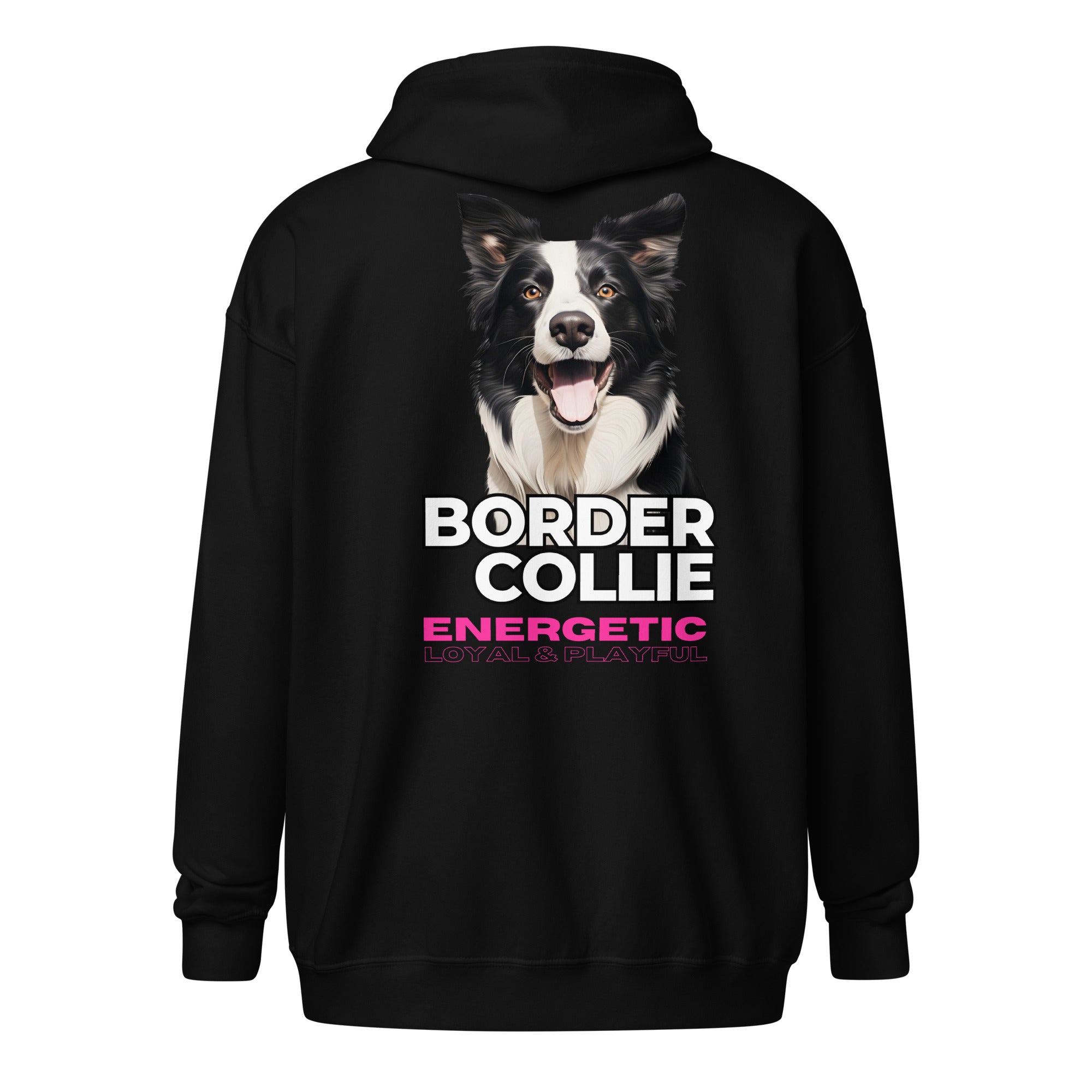 Border Collie Unisex heavy blend zip hoodie
