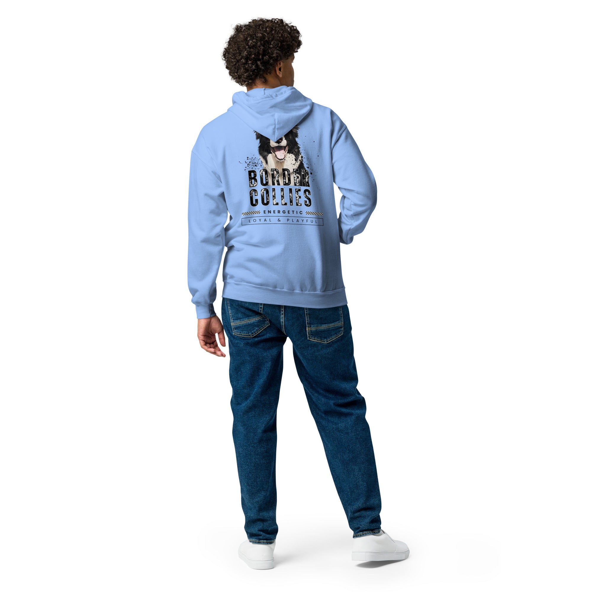 Border Collie Unisex heavy blend zip hoodie