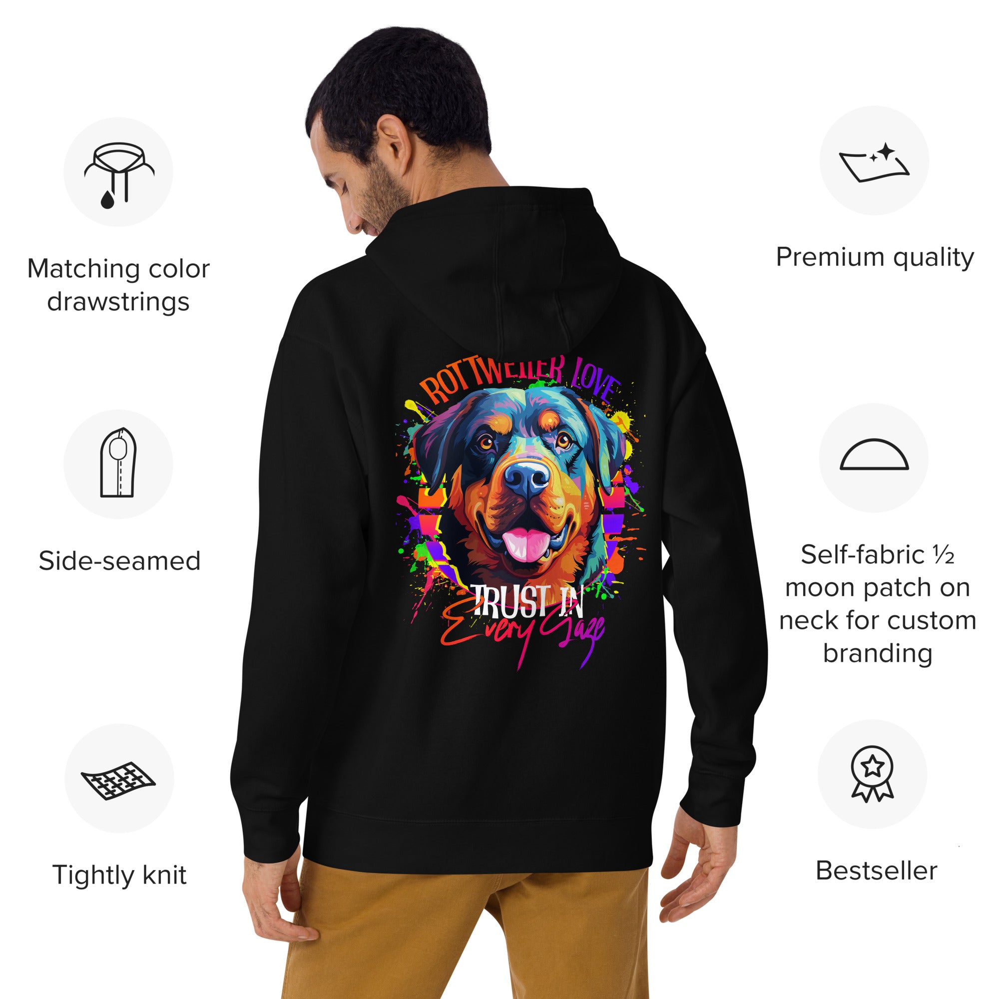 Rottweiler Unisex Hoodie