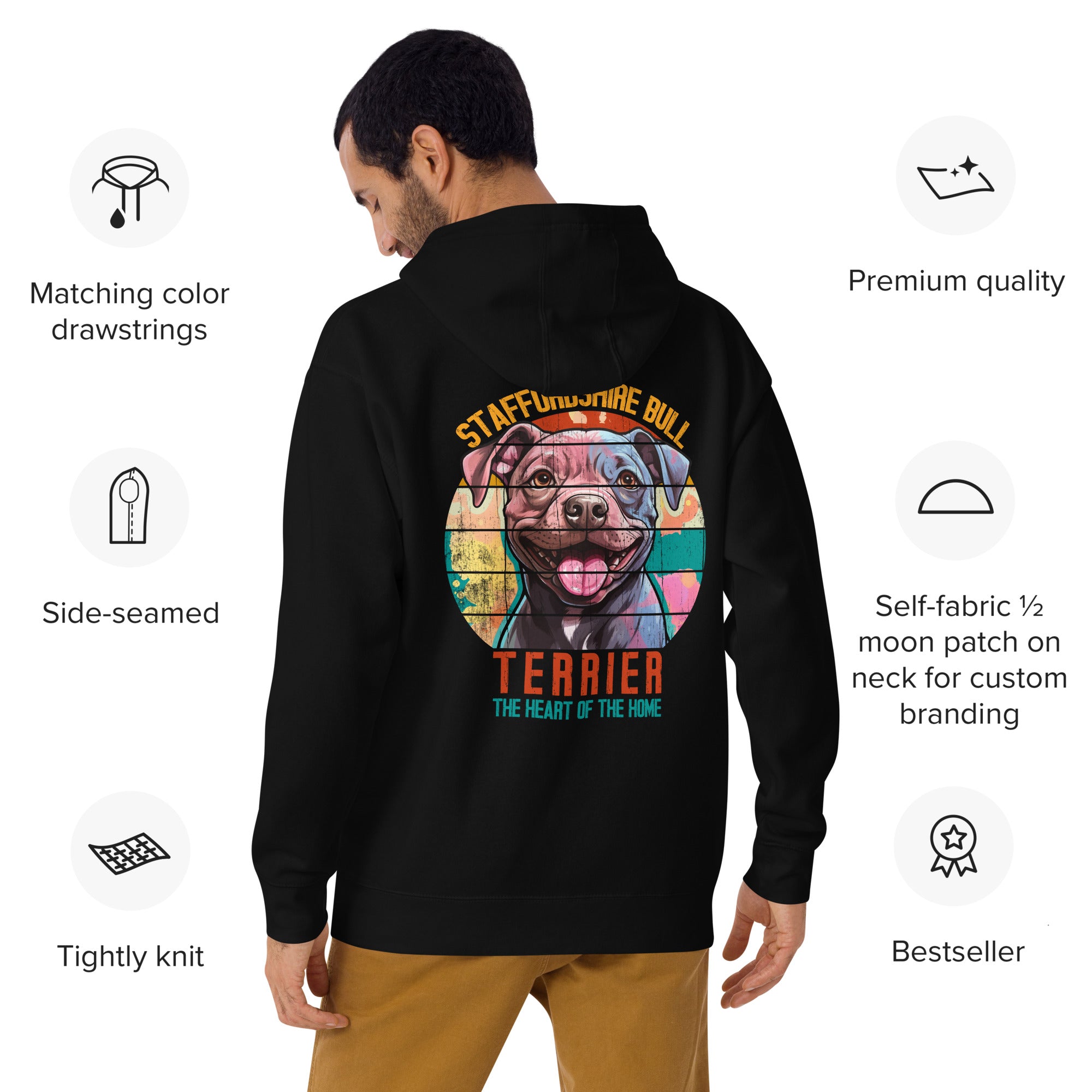 Staffordshire Bull Terrier Unisex Hoodie