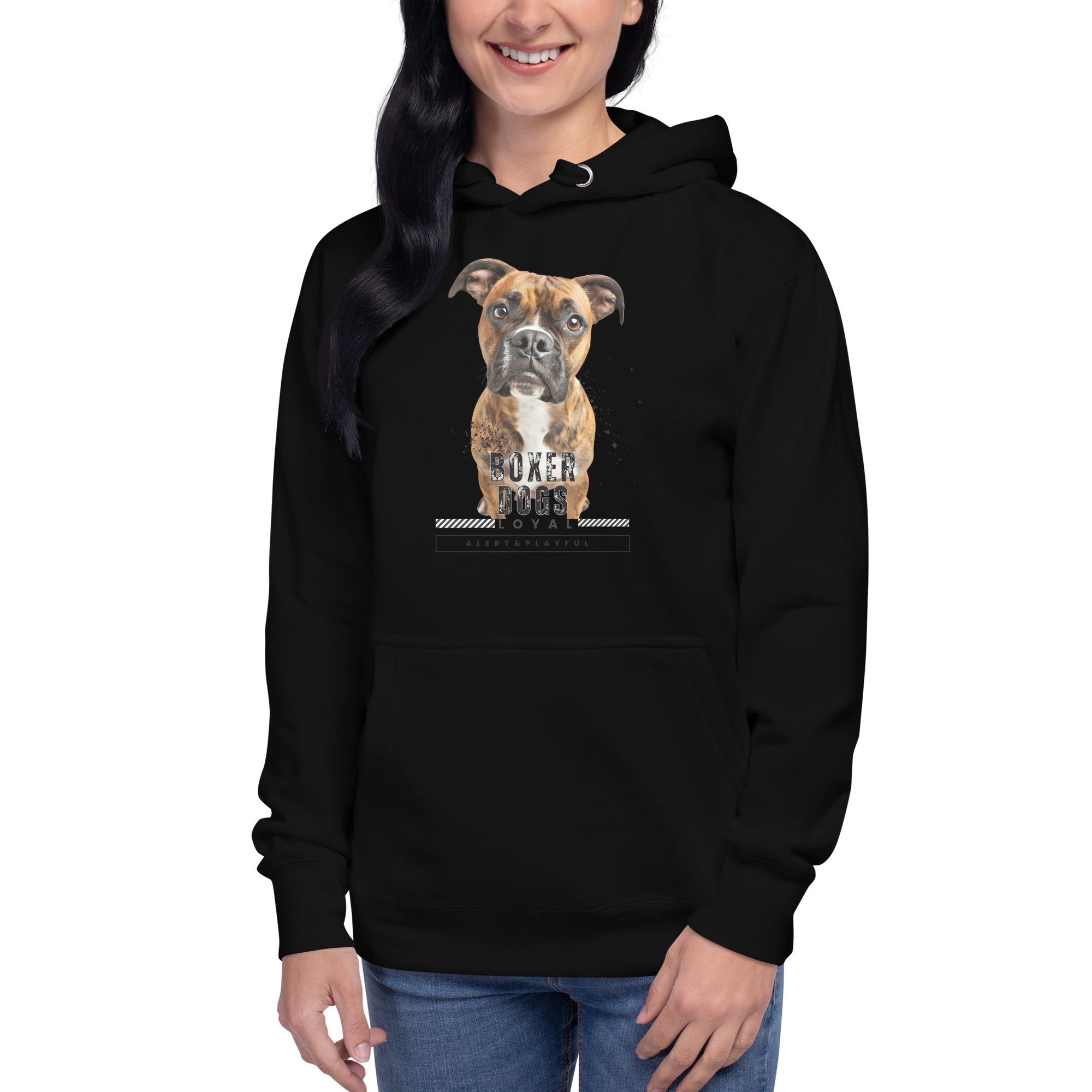 Boxer Dogs Unisex Hoodie