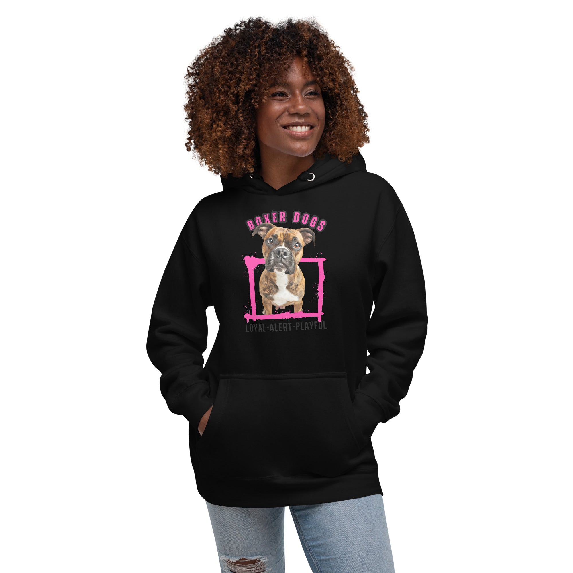 Boxer Dogs Unisex Hoodie