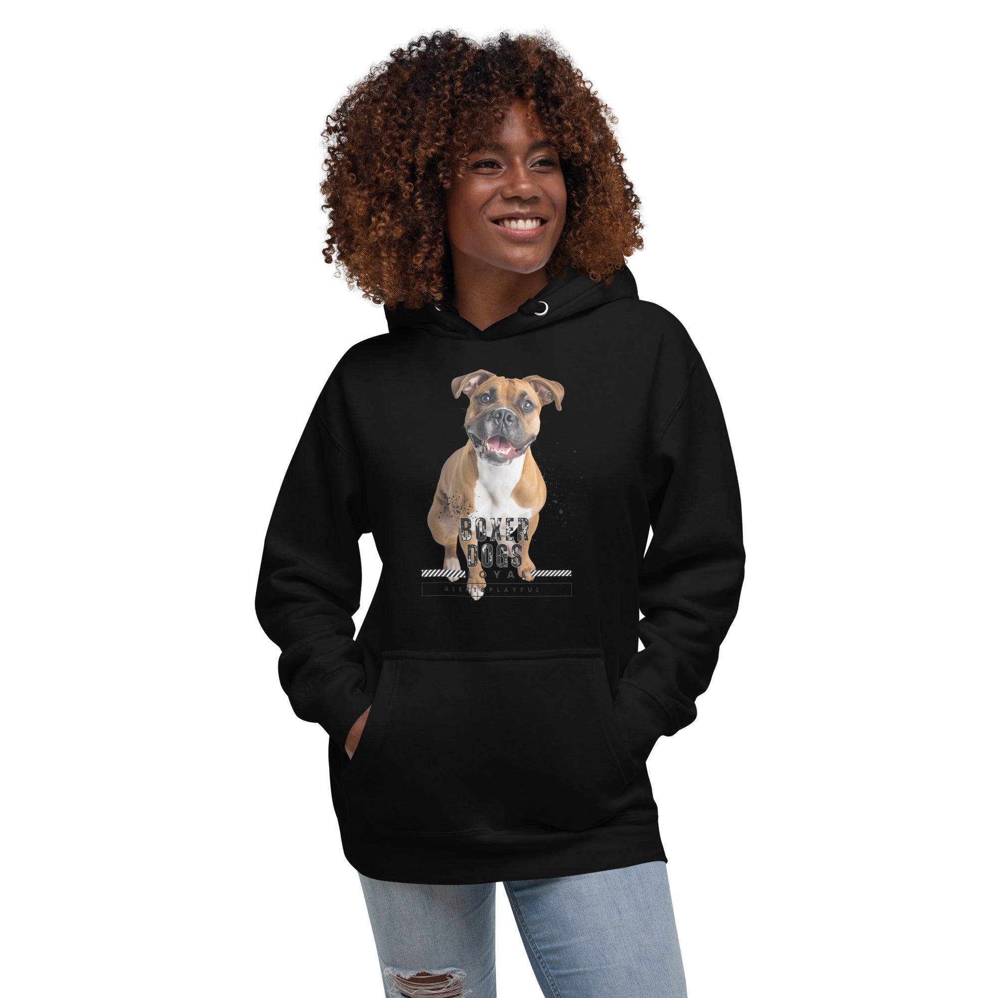 Boxer Dogs Unisex Hoodie