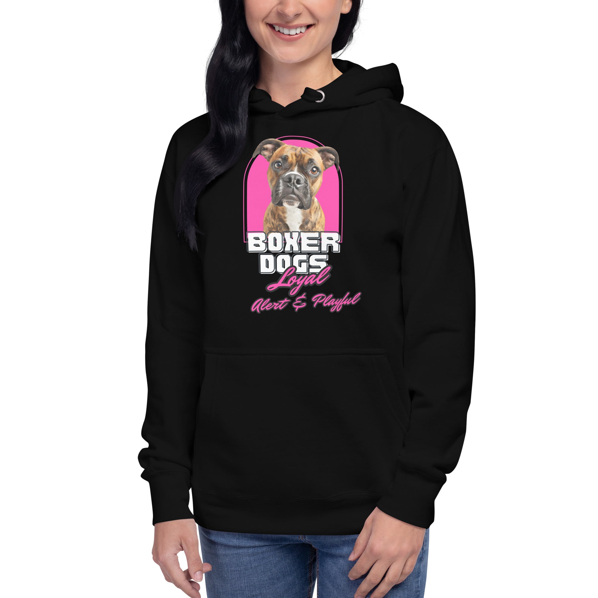 Boxer Dogs Unisex Hoodie