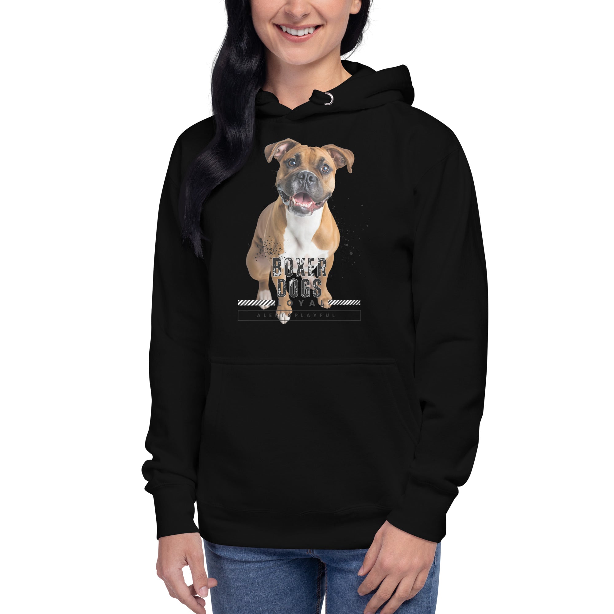 Boxer Dogs Unisex Hoodie