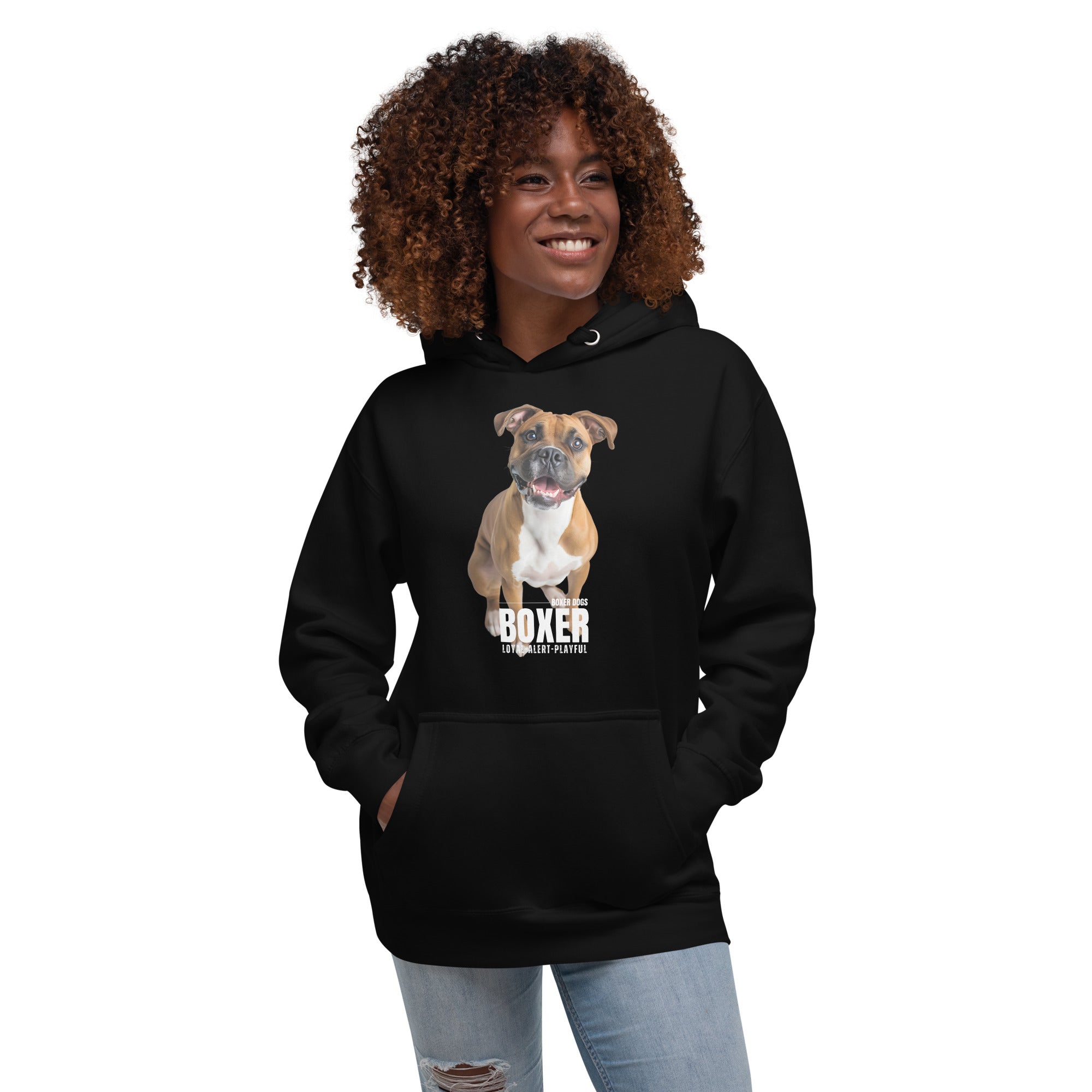 Boxer Dogs Unisex Hoodie