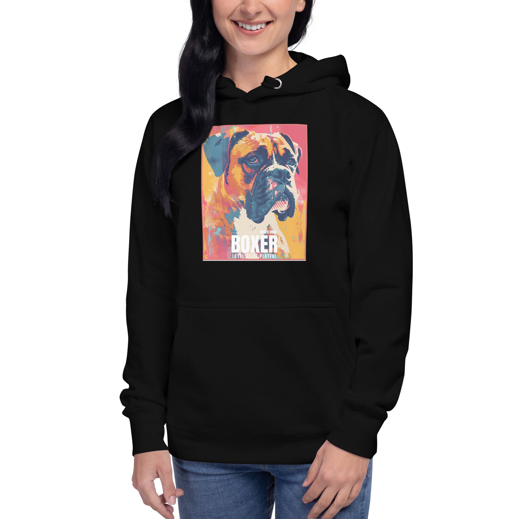 Boxer Dogs Unisex Hoodie