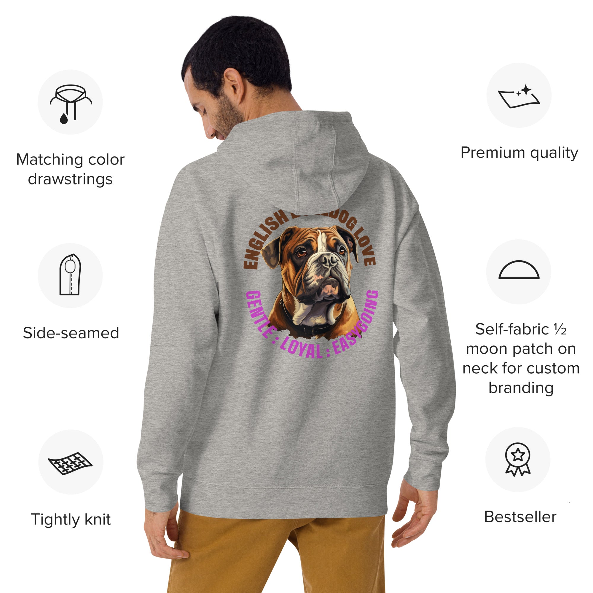 English Bulldog Unisex Hoodie