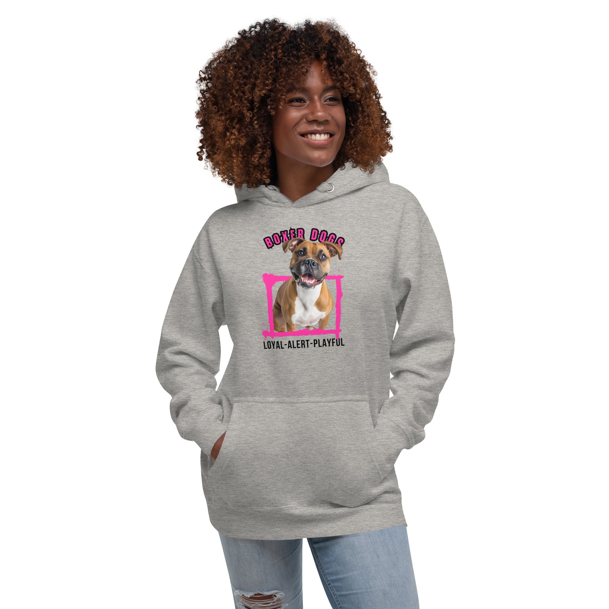 Boxer Dogs Unisex Hoodie