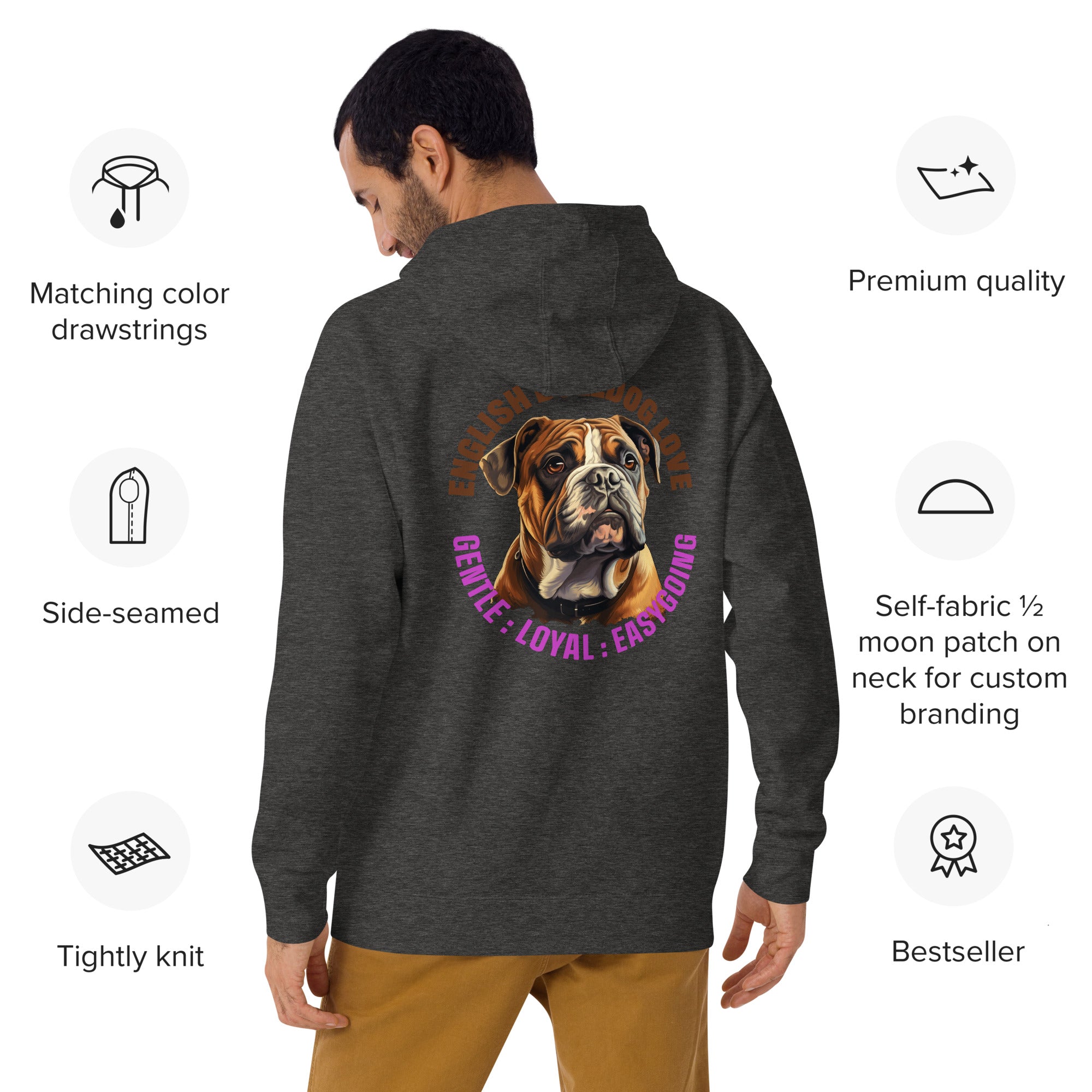 English Bulldog Unisex Hoodie