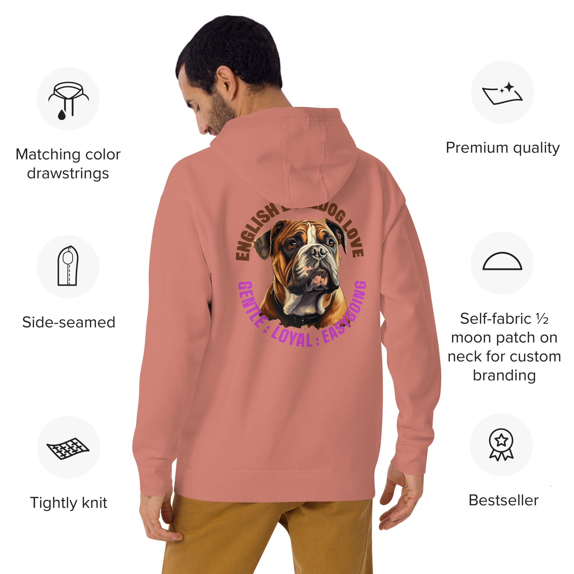 English Bulldog Unisex Hoodie