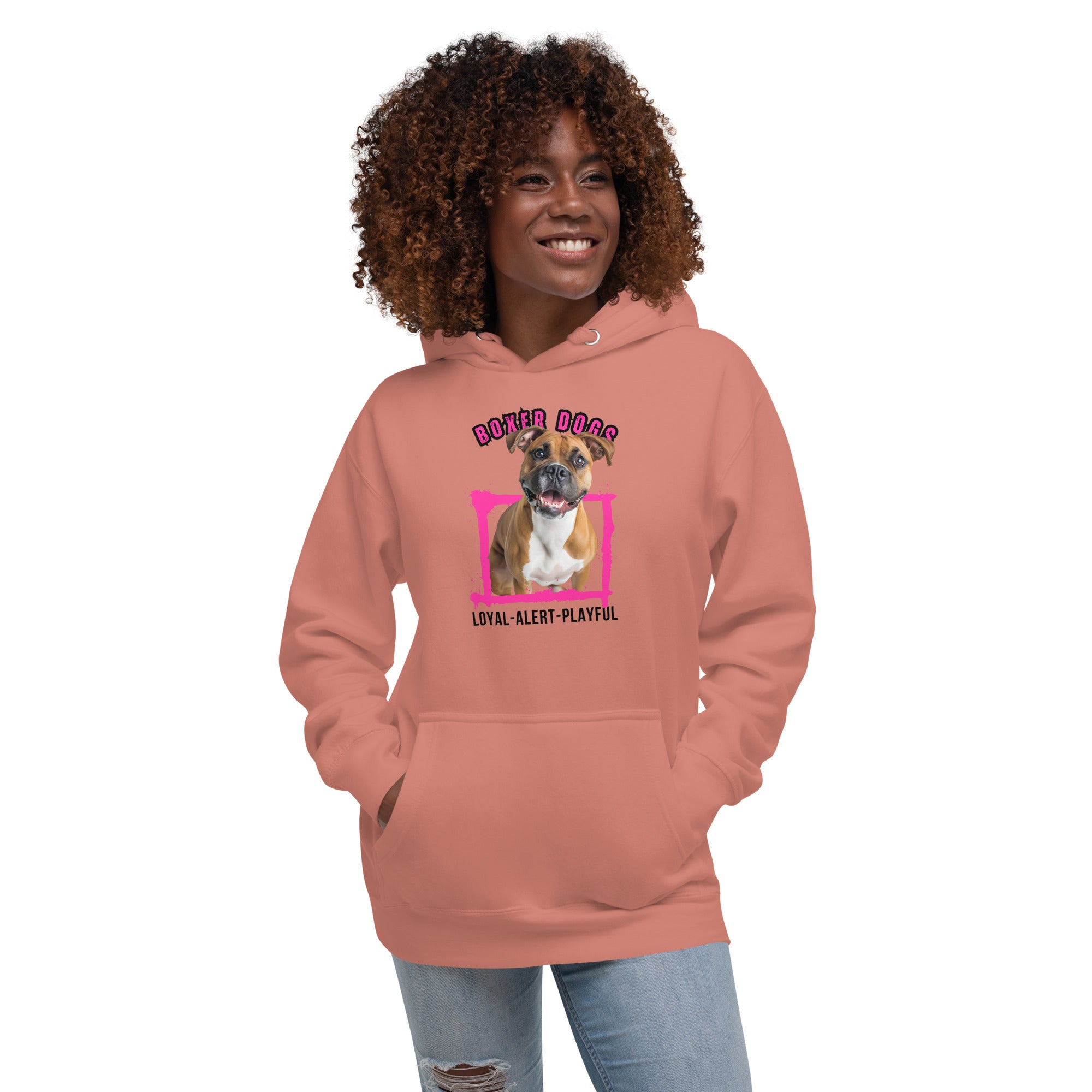 Boxer Dogs Unisex Hoodie