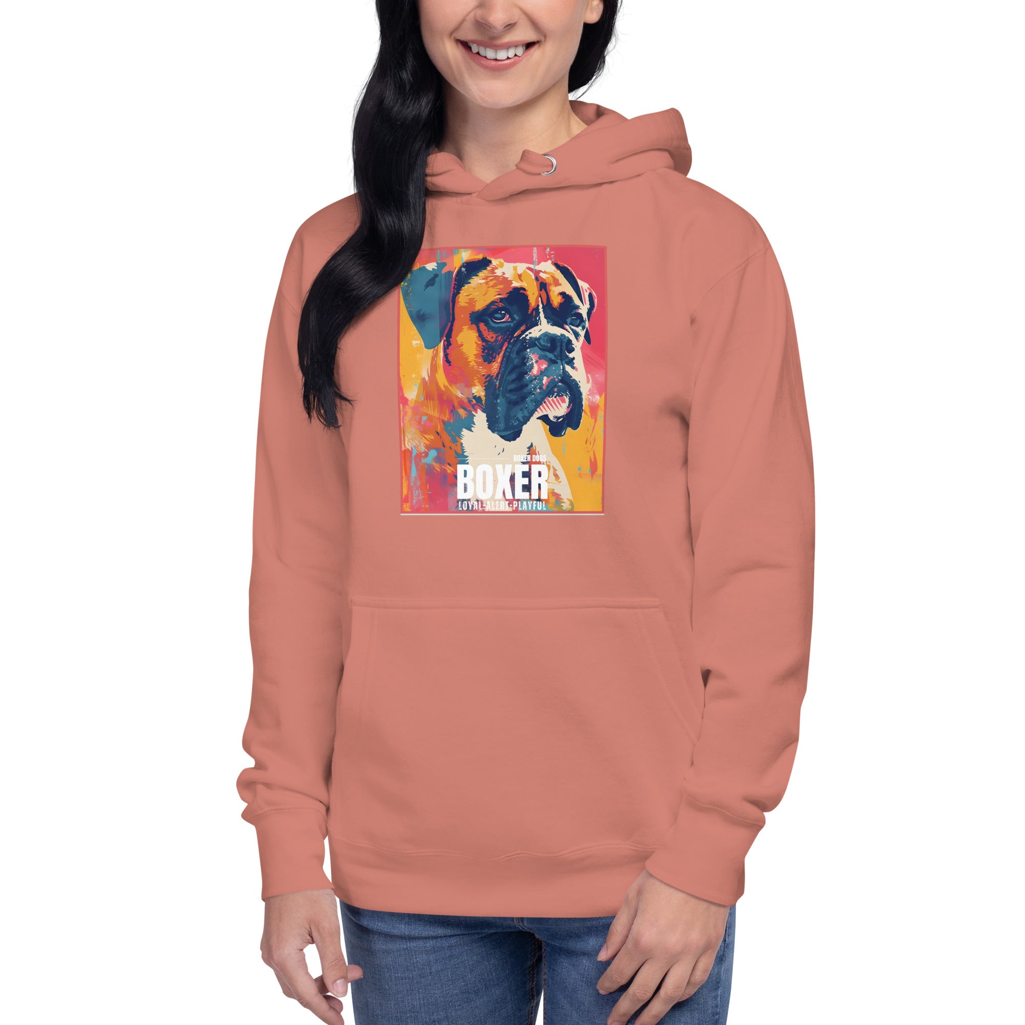 Boxer Dogs Unisex Hoodie