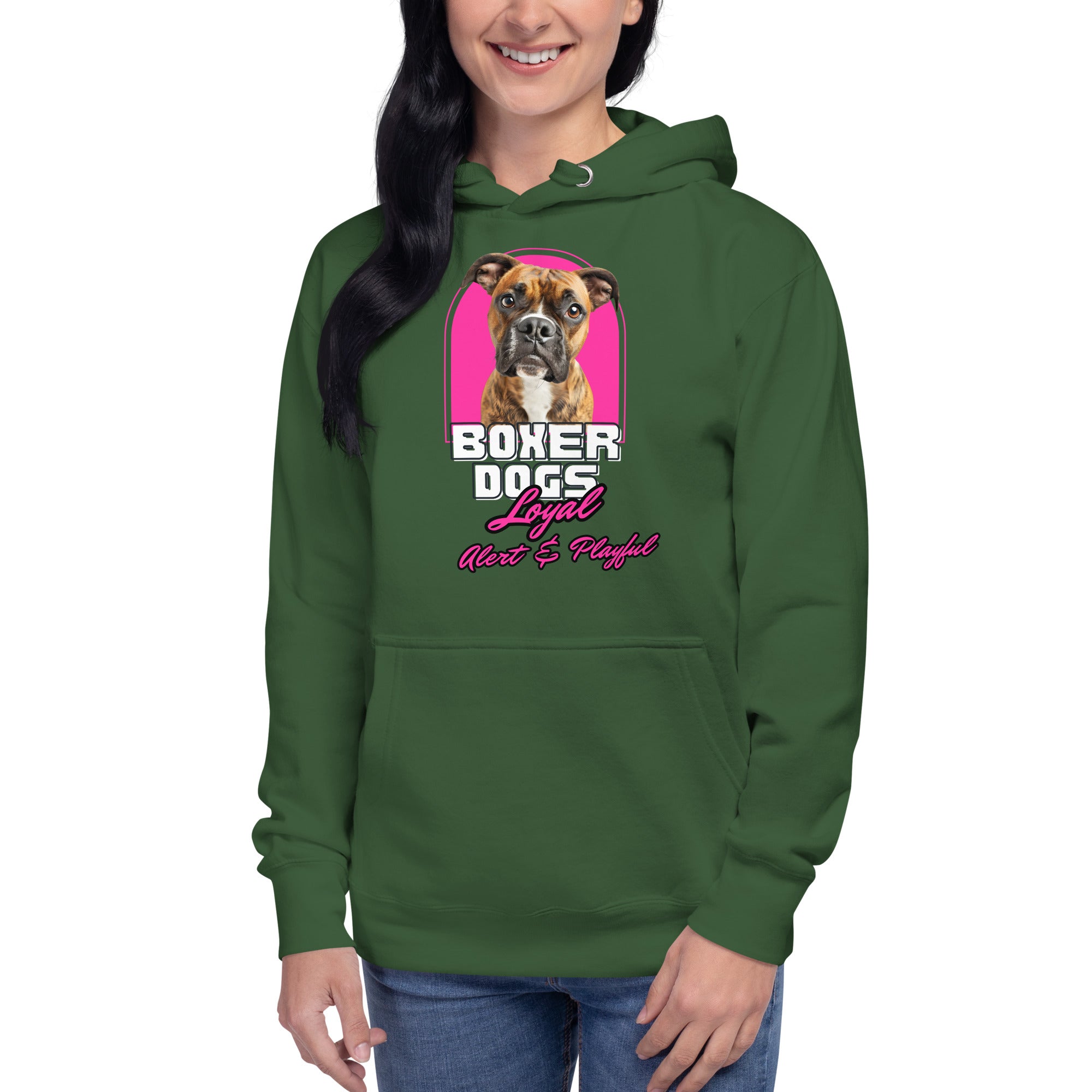 Boxer Dogs Unisex Hoodie