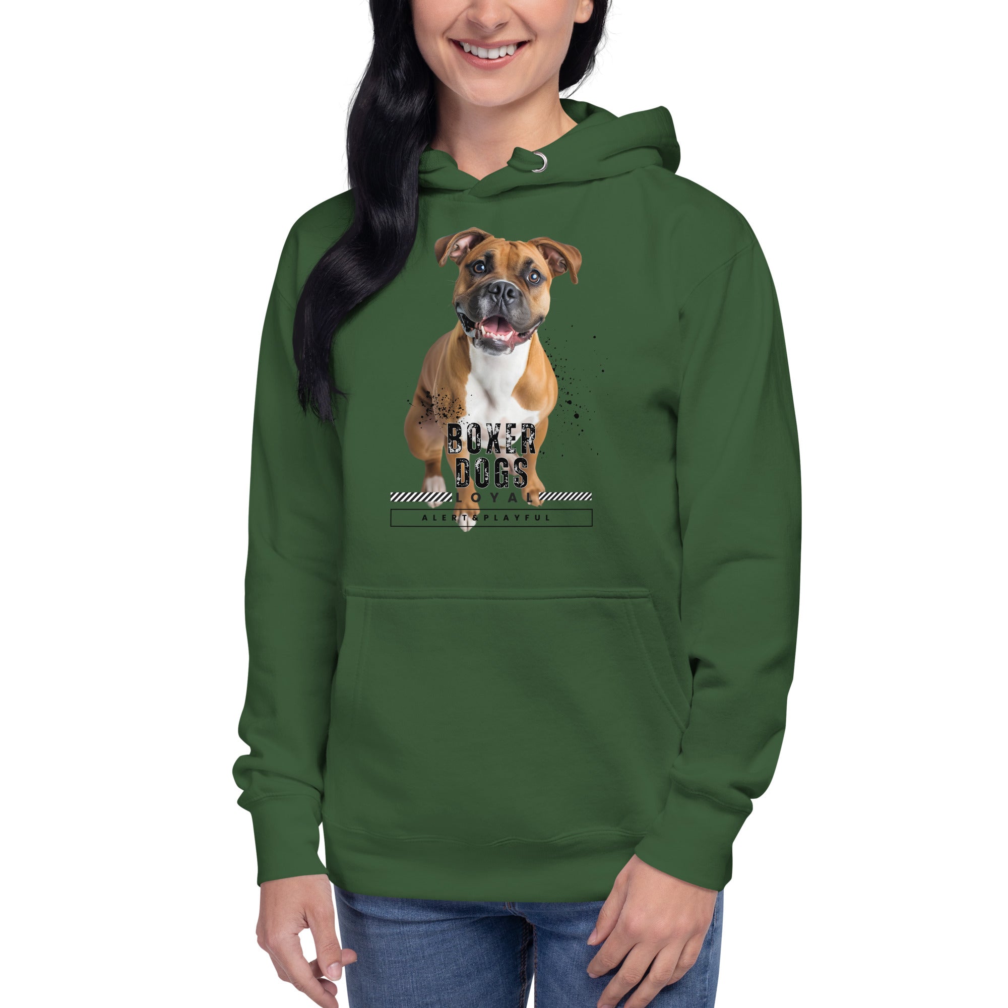 Boxer Dogs Unisex Hoodie