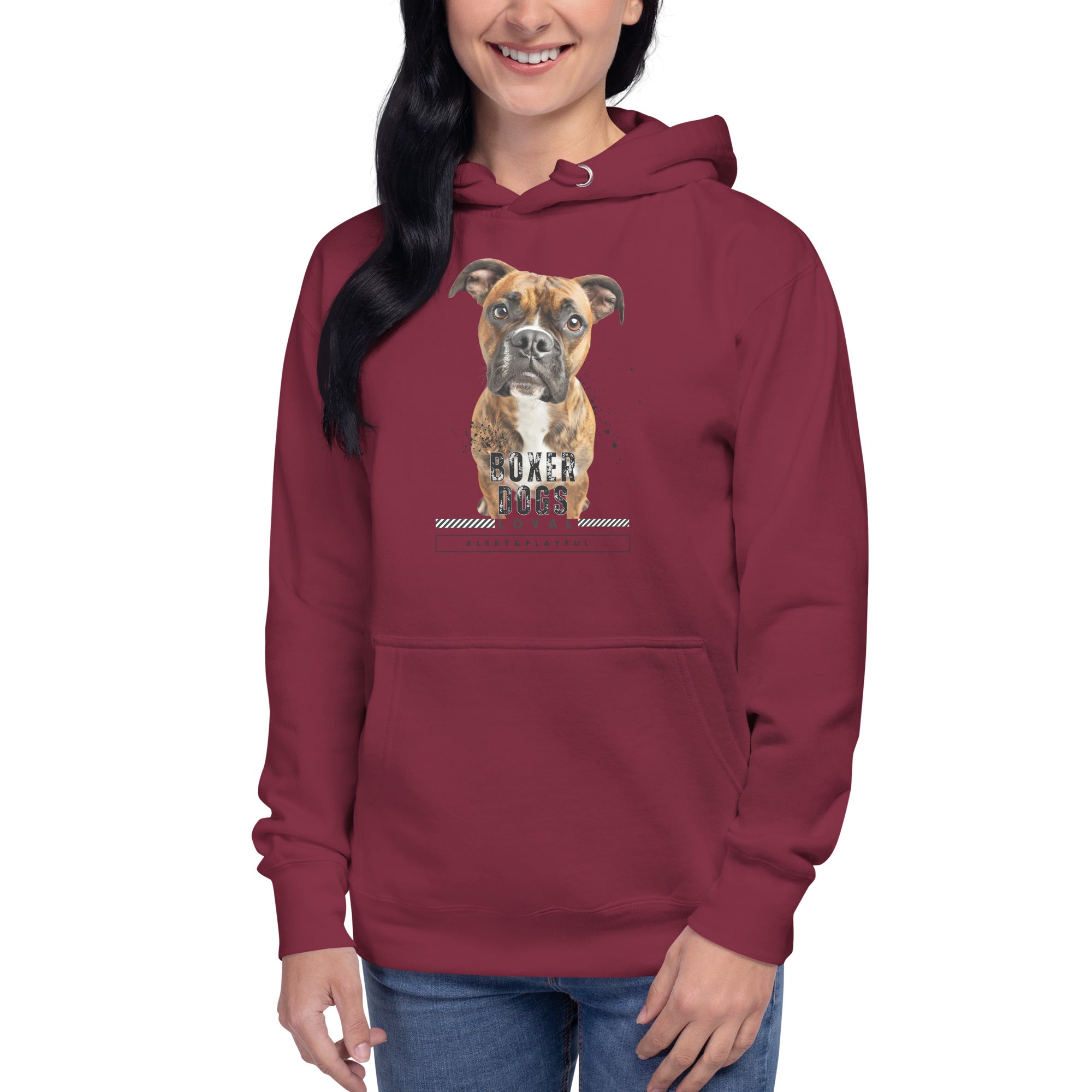 Boxer Dogs Unisex Hoodie