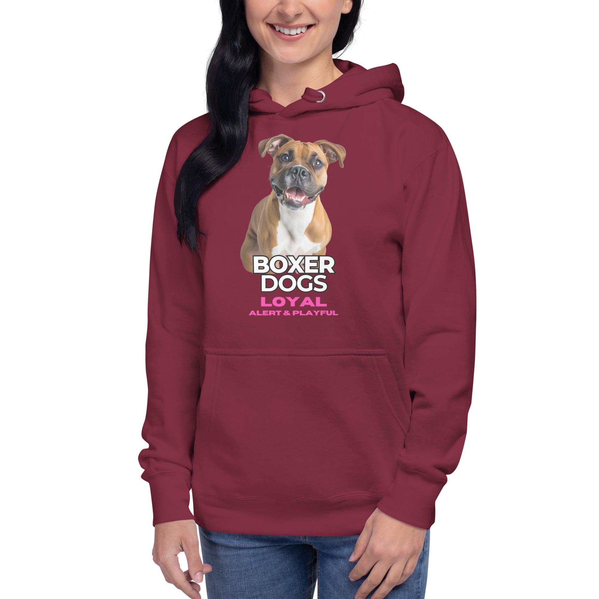 Boxer Dogs Unisex Hoodie