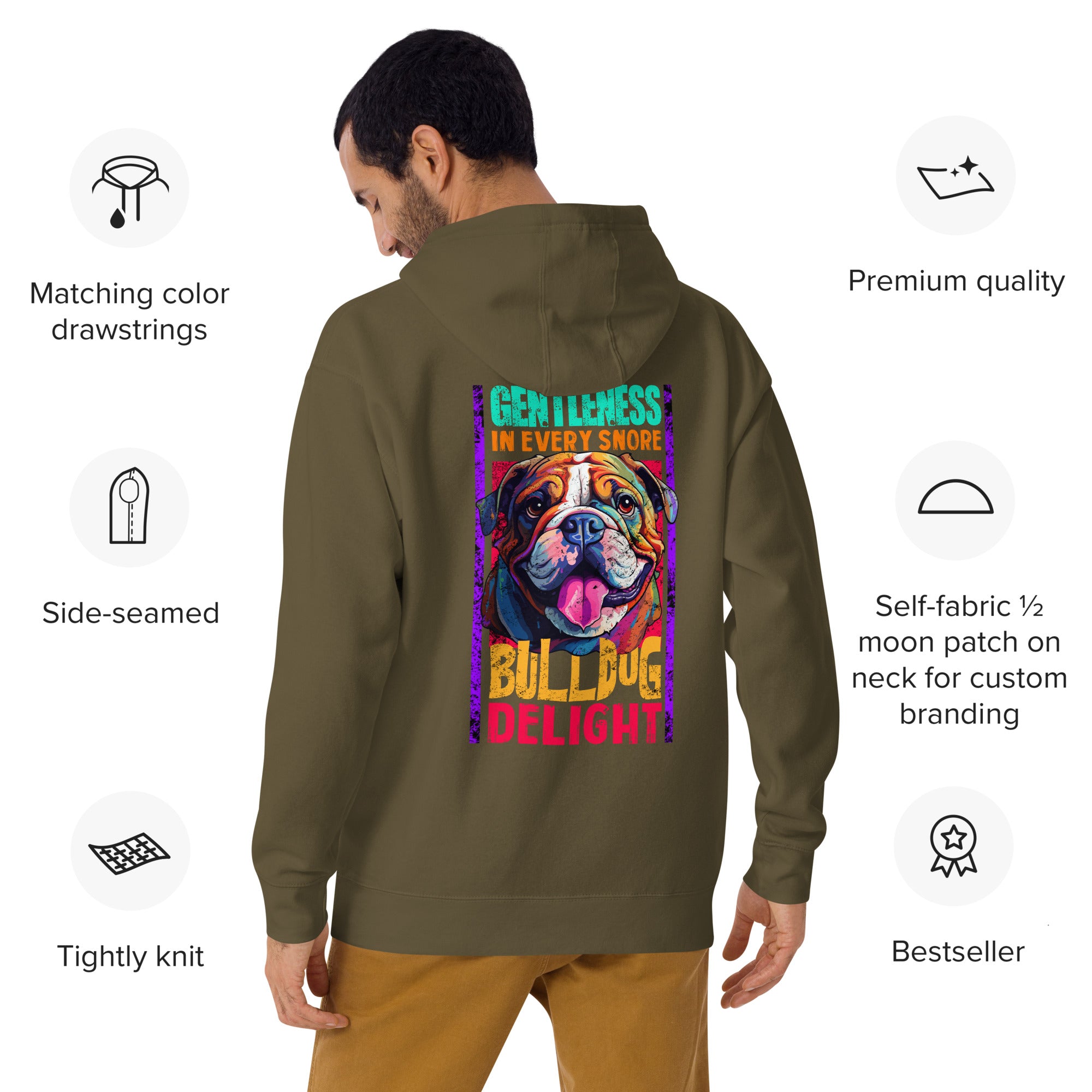 English Bulldog Unisex Hoodie