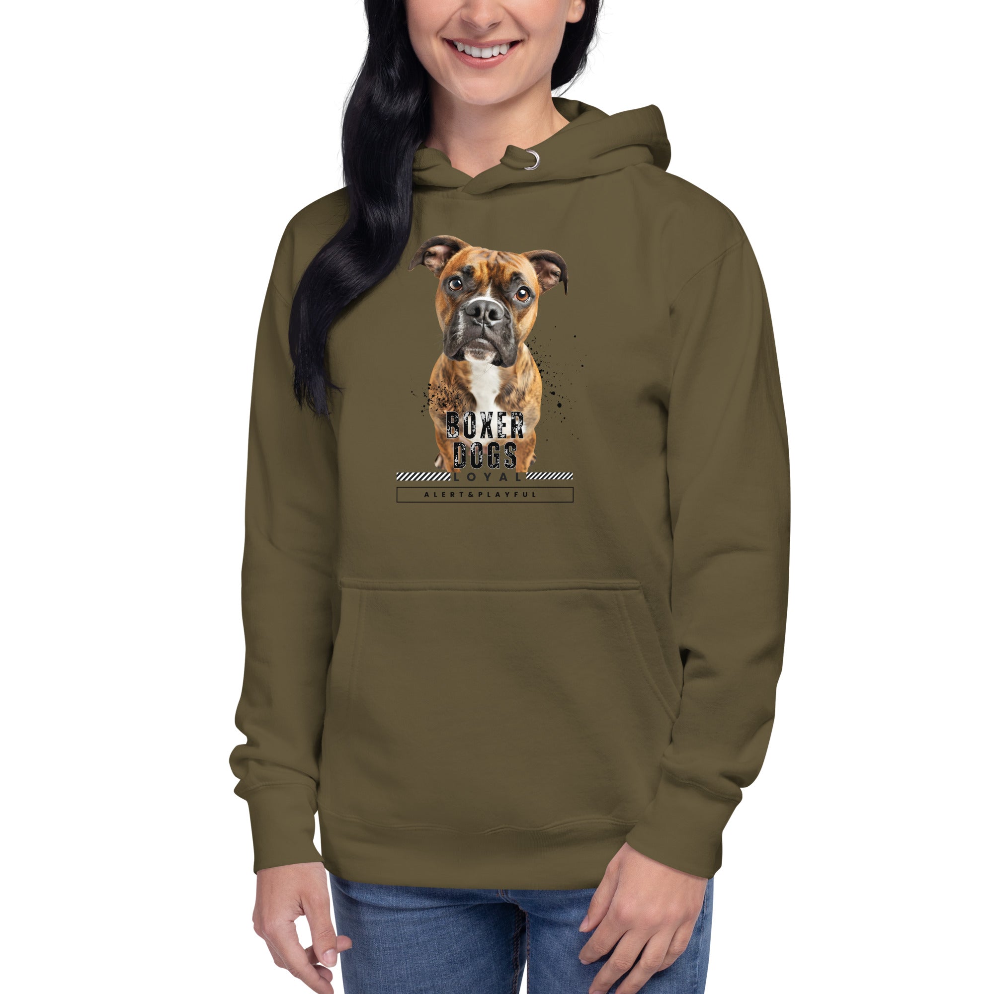 Boxer Dogs Unisex Hoodie