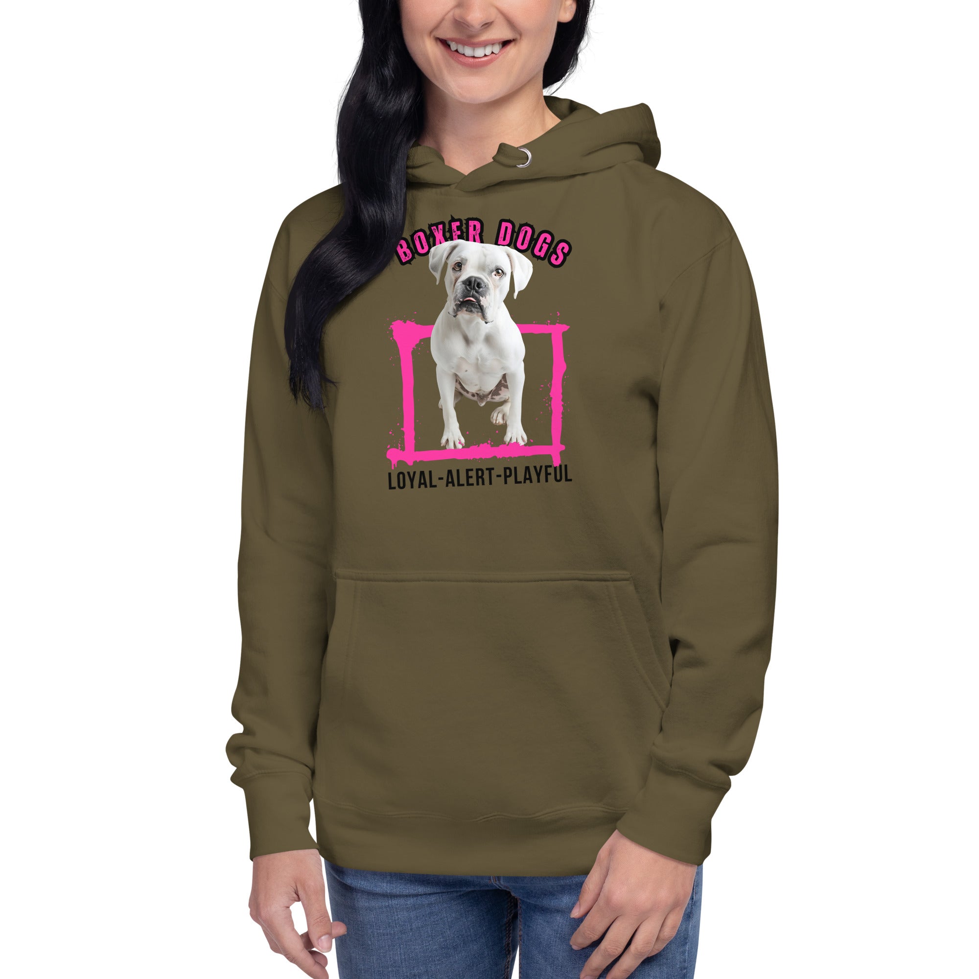 Boxer Dogs Unisex Hoodie