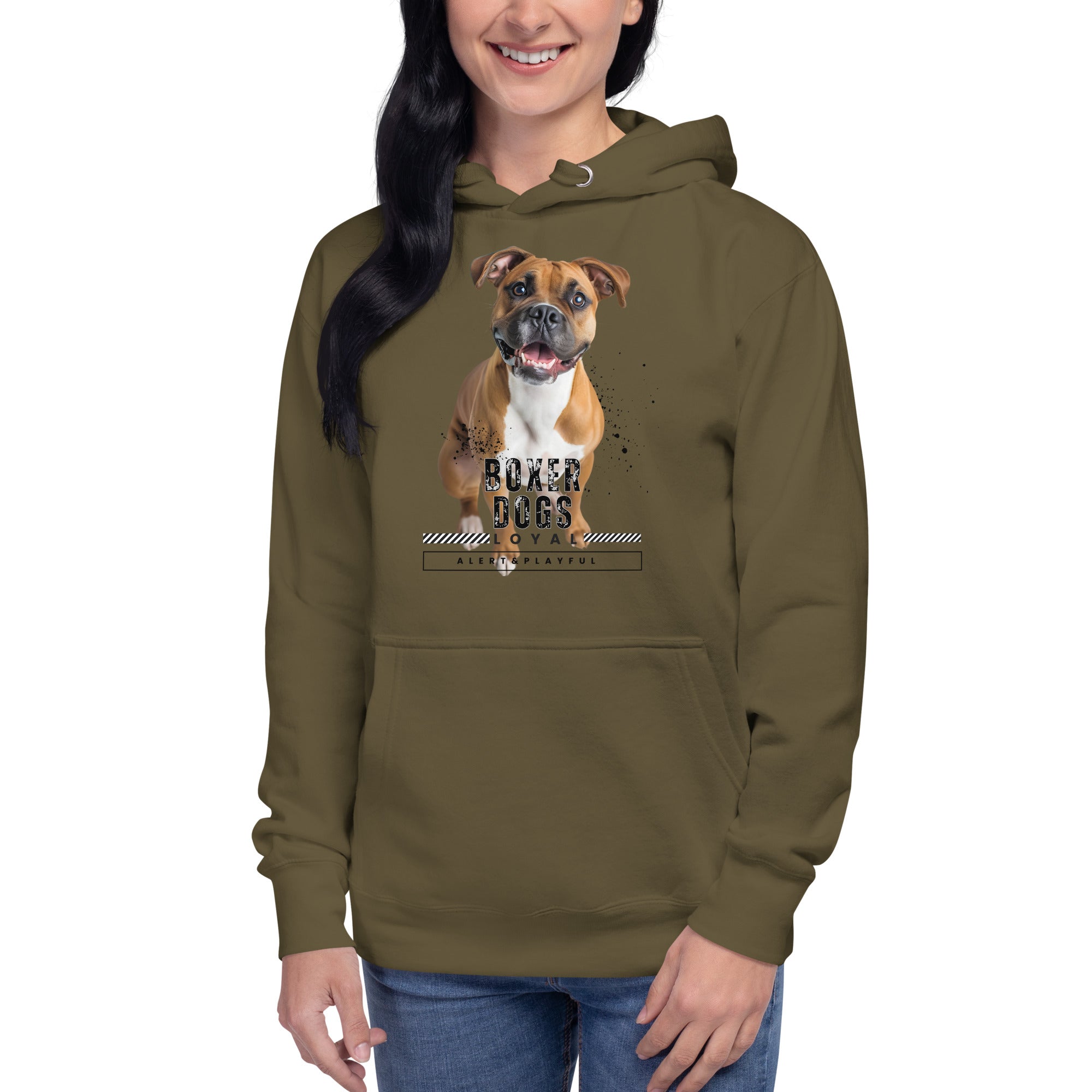 Boxer Dogs Unisex Hoodie