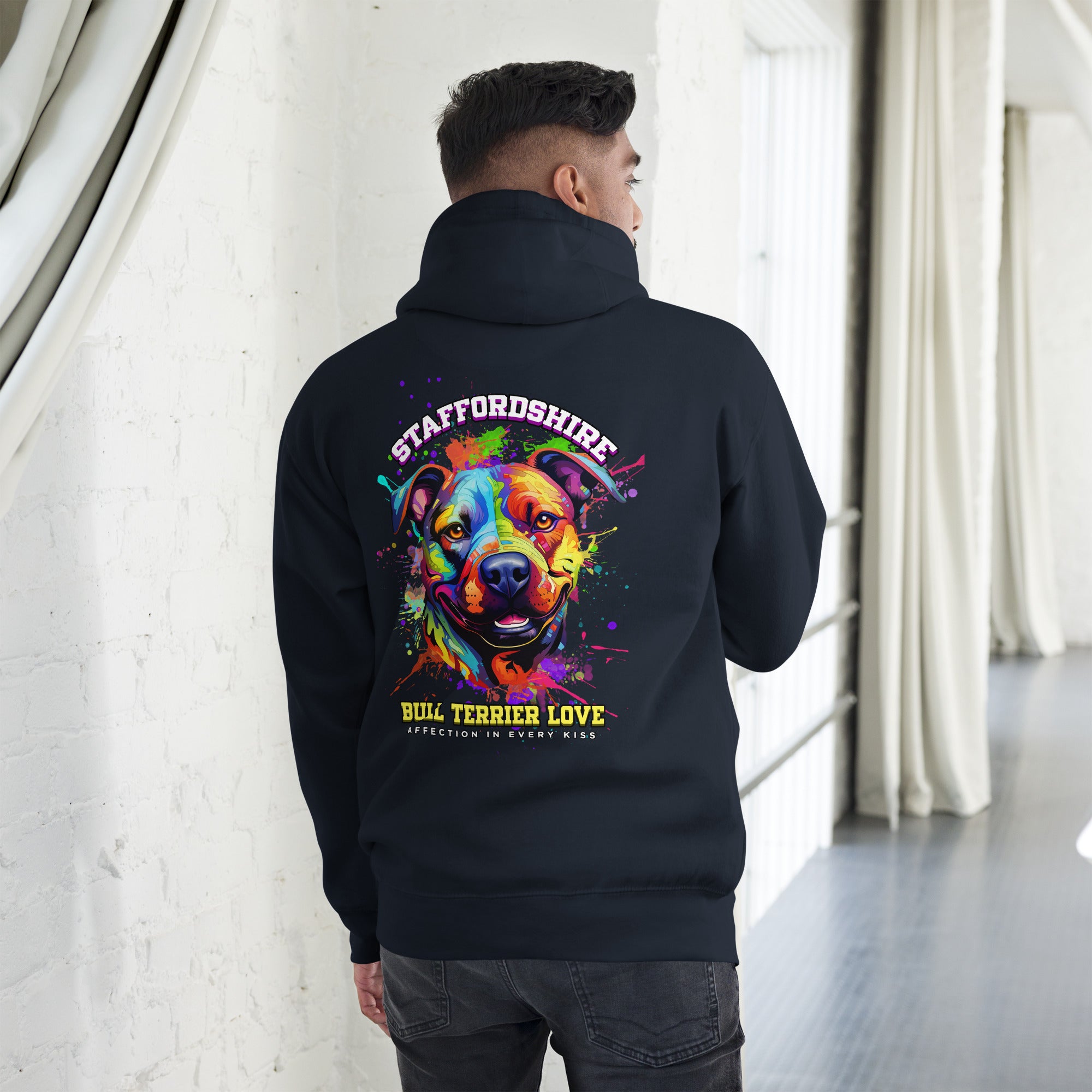 Stafforshire Bull Terrier Unisex Hoodie