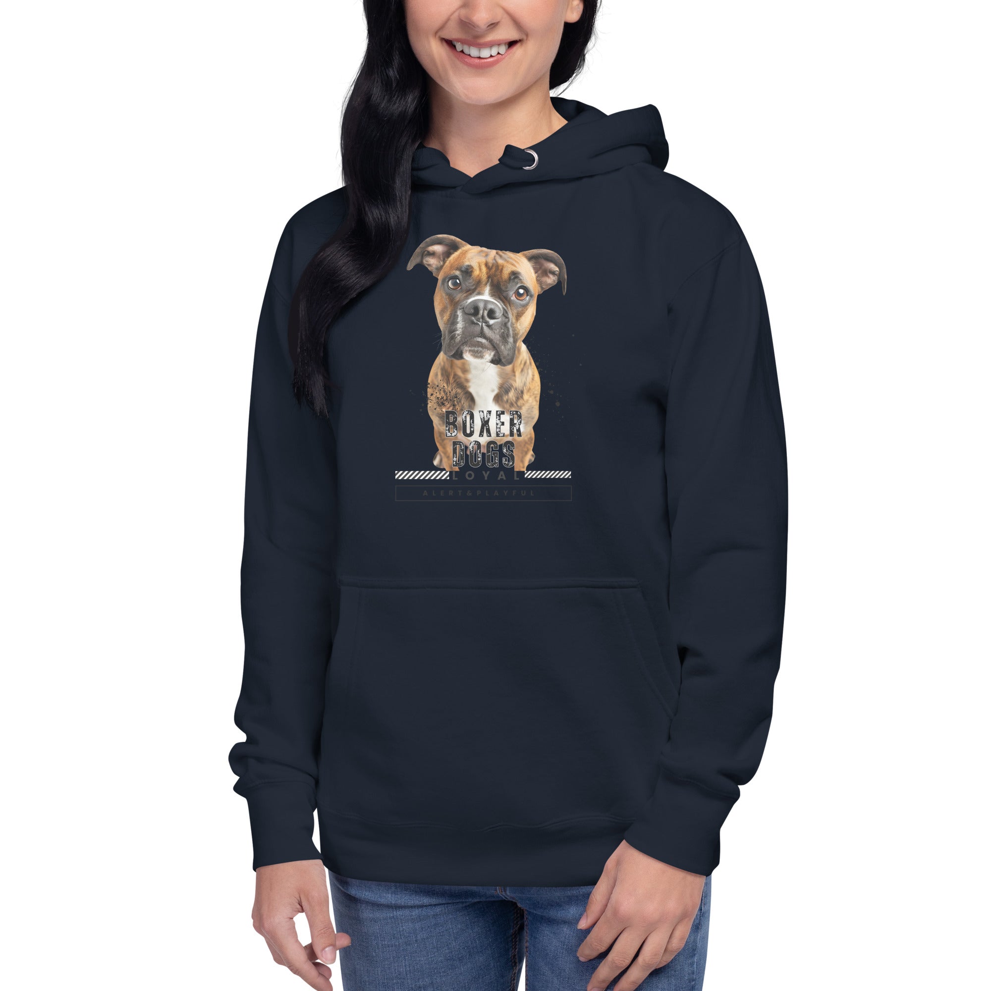 Boxer Dogs Unisex Hoodie