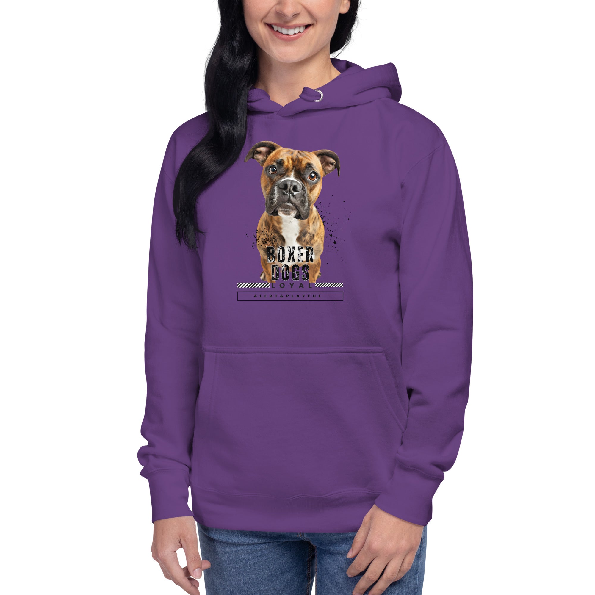 Boxer Dogs Unisex Hoodie