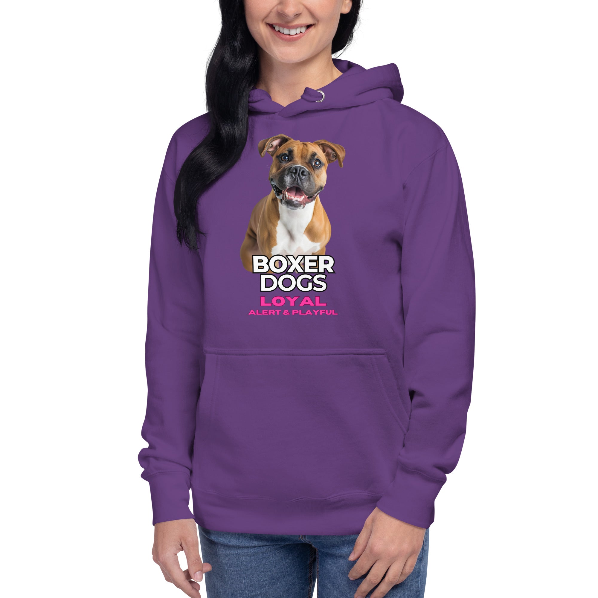 Boxer Dogs Unisex Hoodie