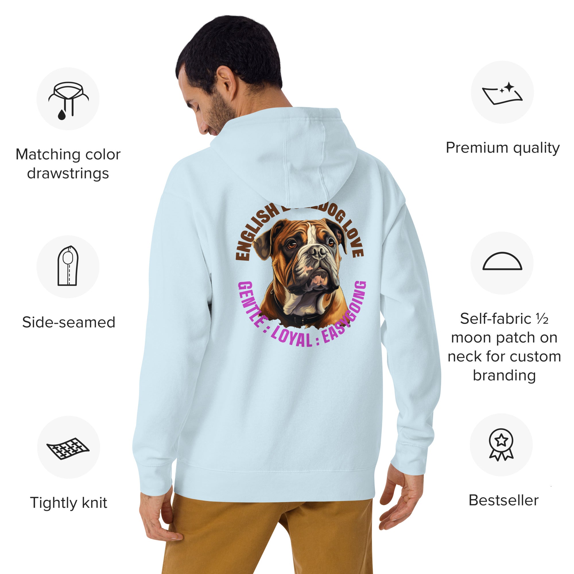 English Bulldog Unisex Hoodie