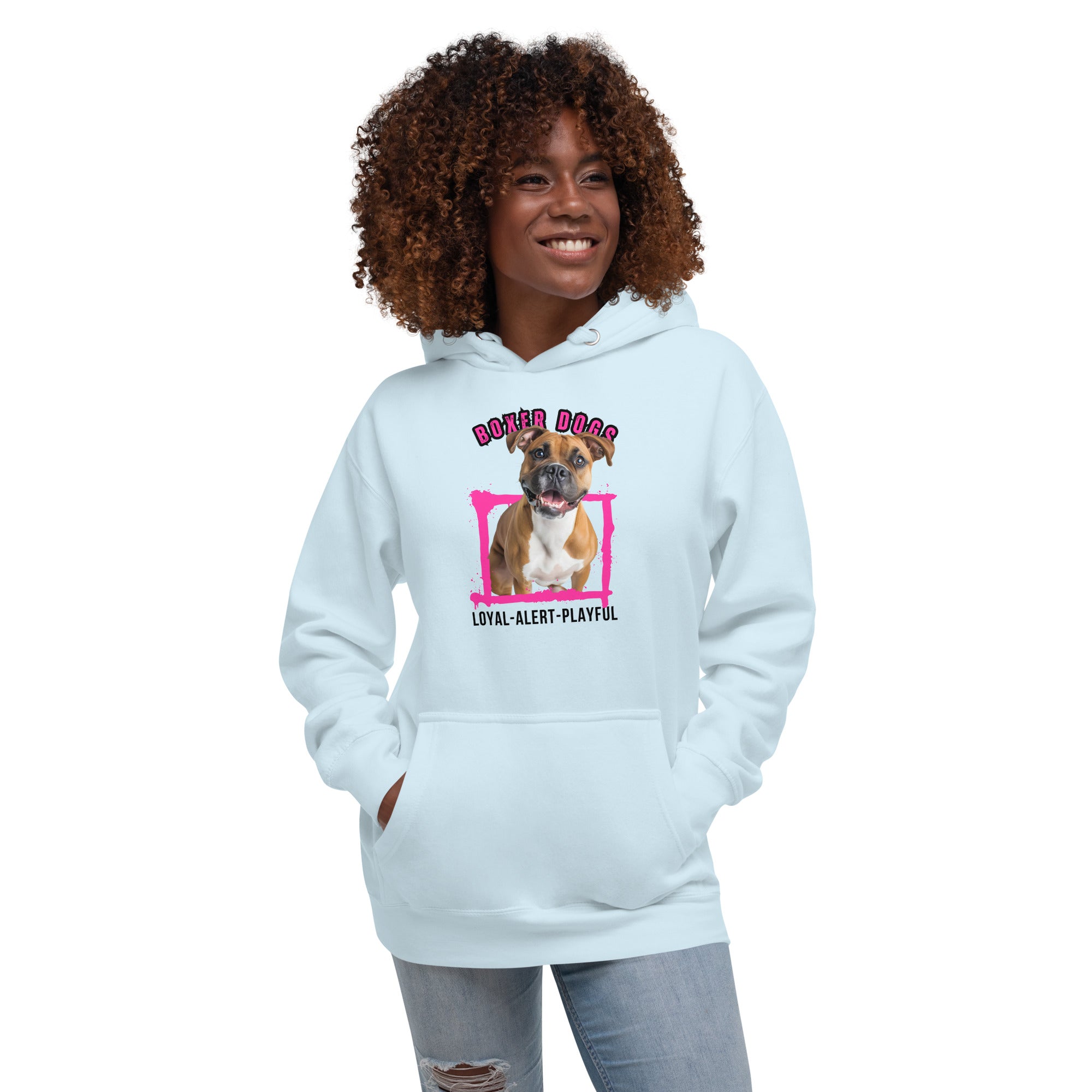 Boxer Dogs Unisex Hoodie