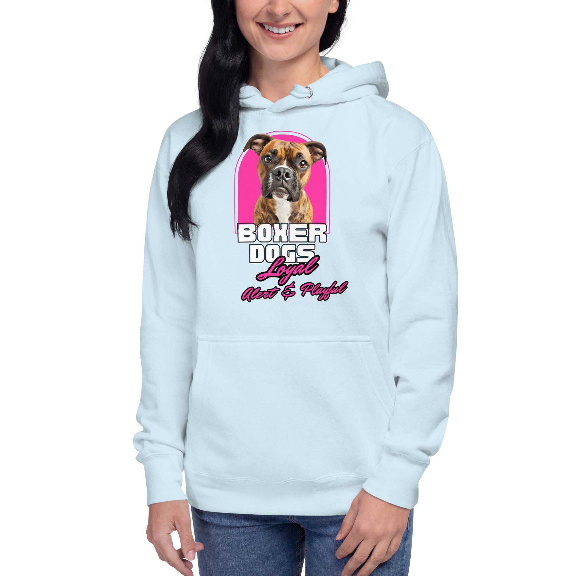 Boxer Dogs Unisex Hoodie