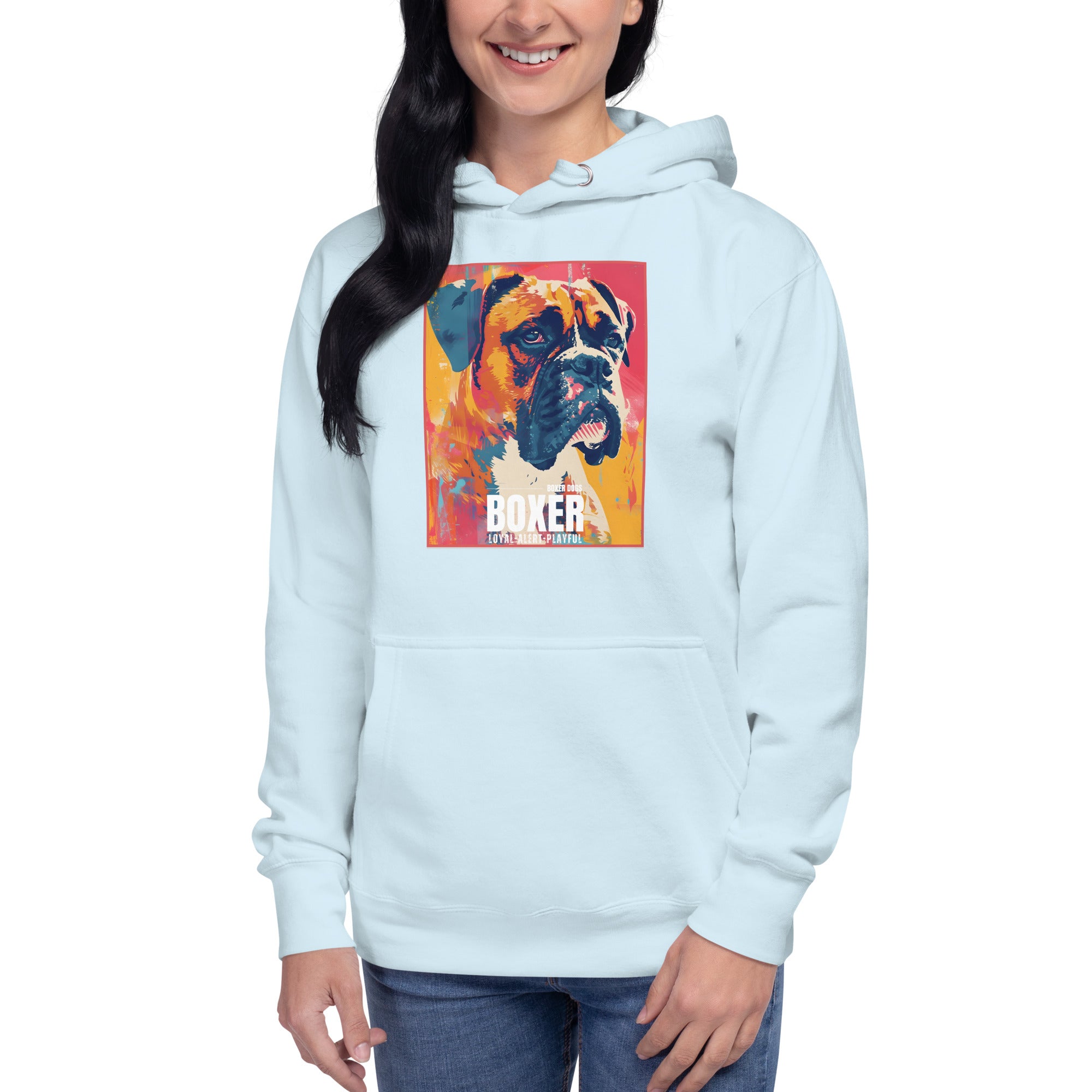 Boxer Dogs Unisex Hoodie