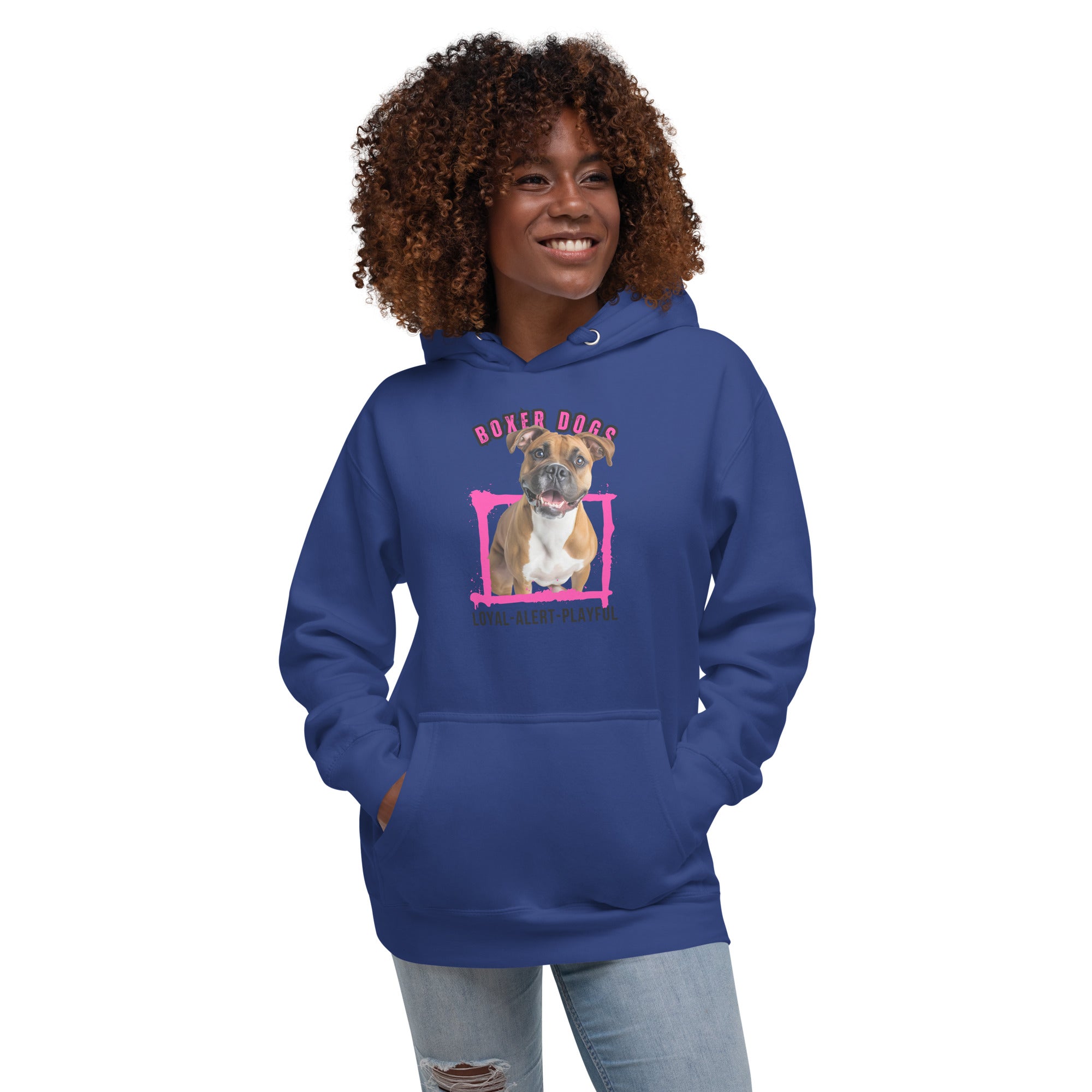 Boxer Dogs Unisex Hoodie