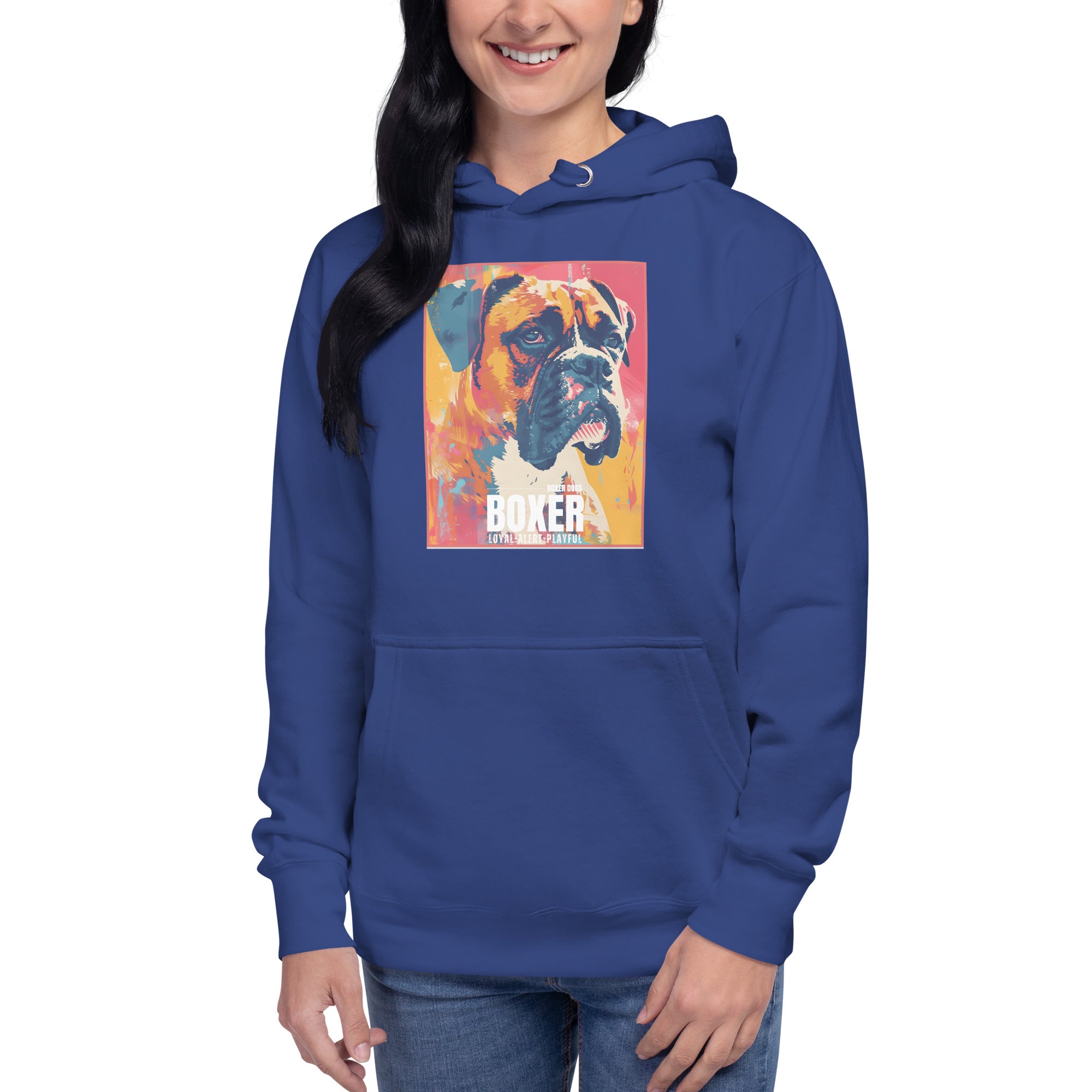 Boxer Dogs Unisex Hoodie