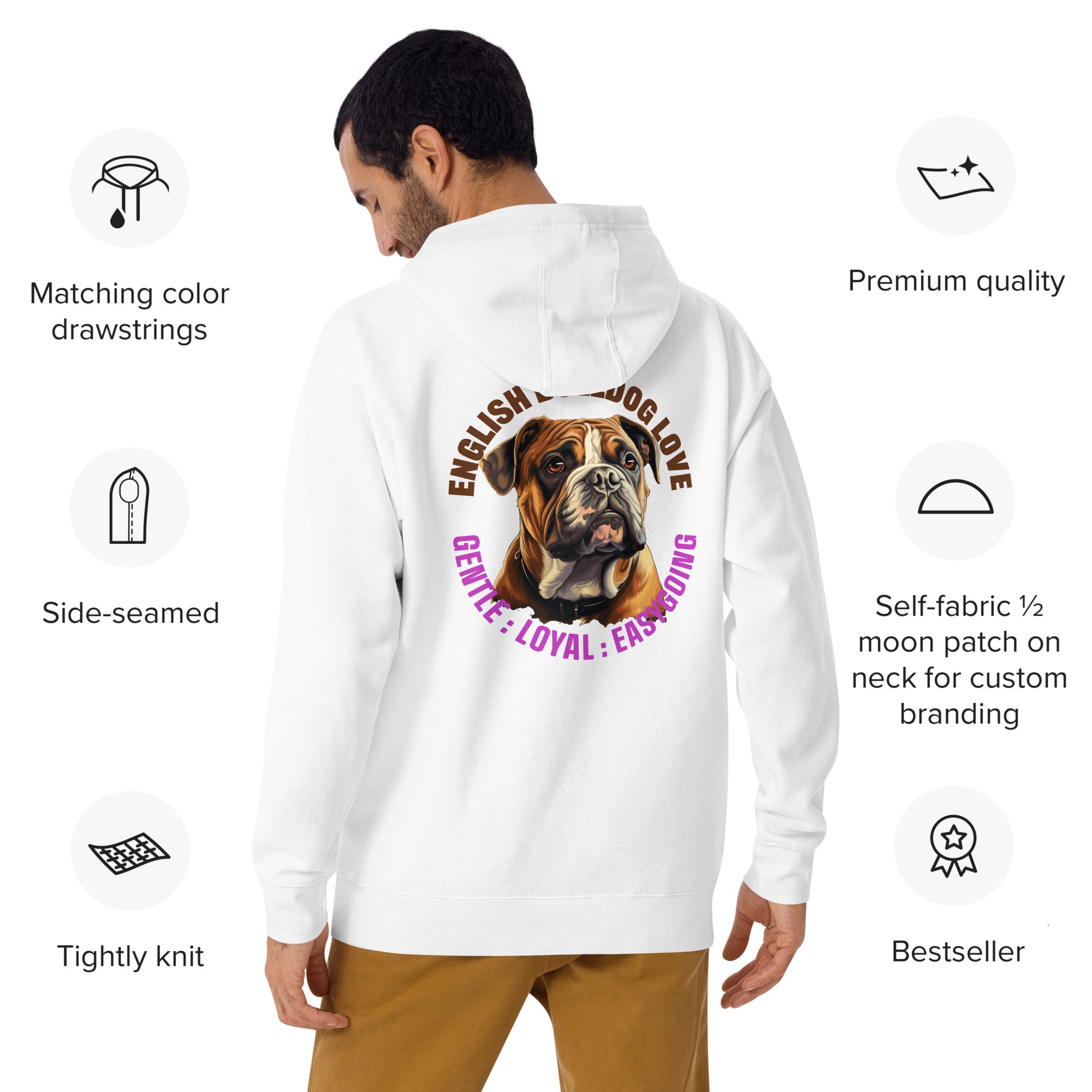 English Bulldog Unisex Hoodie