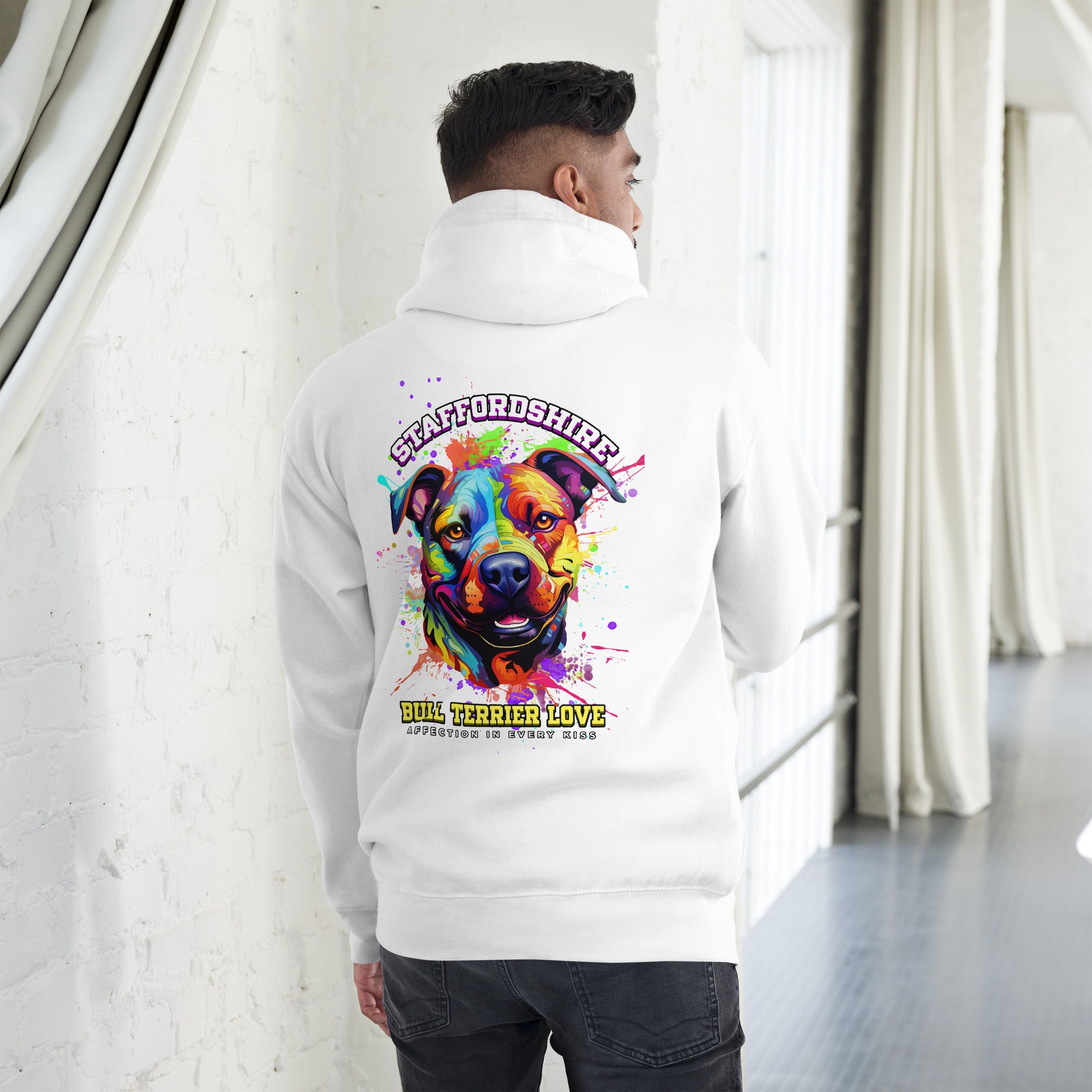 Stafforshire Bull Terrier Unisex Hoodie