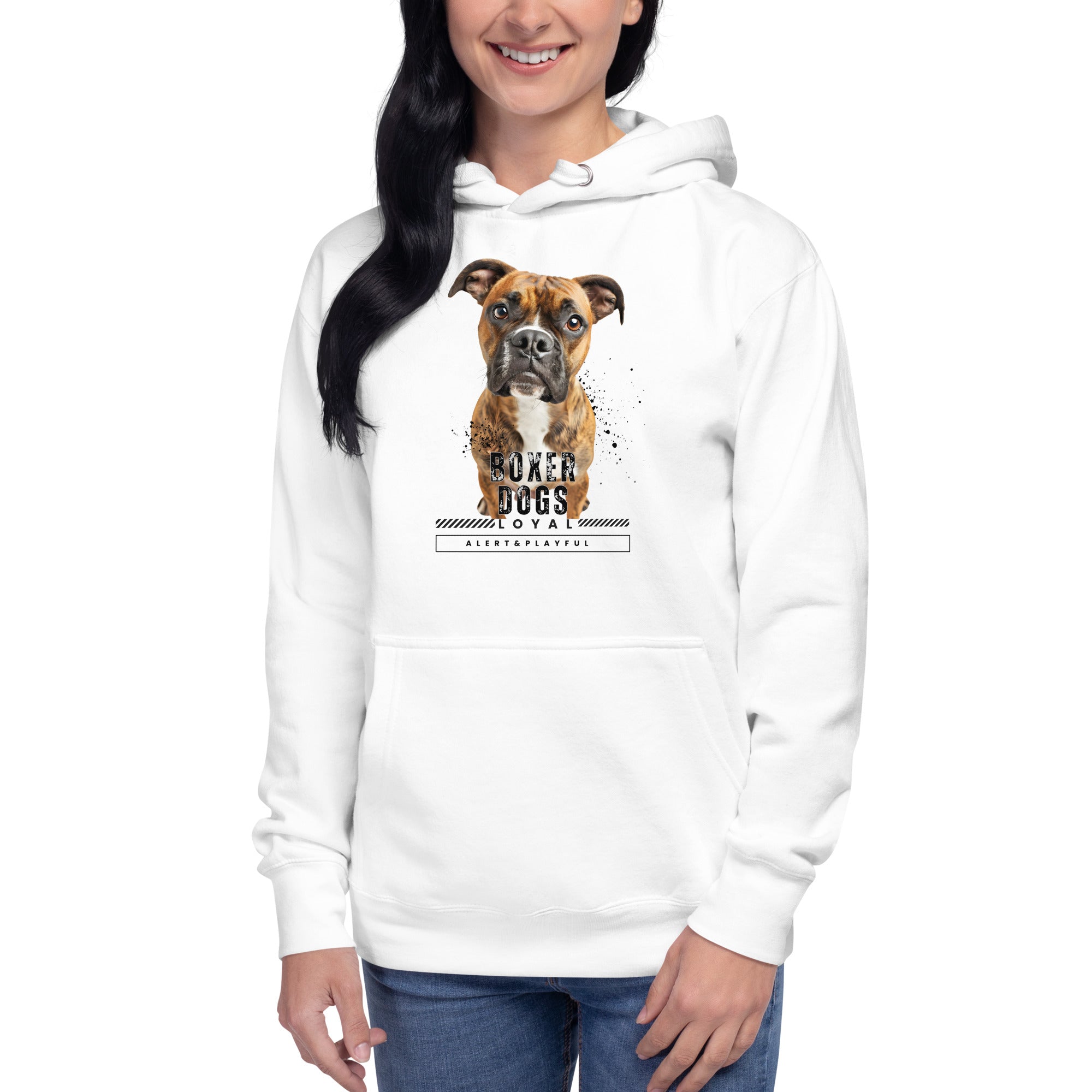 Boxer Dogs Unisex Hoodie