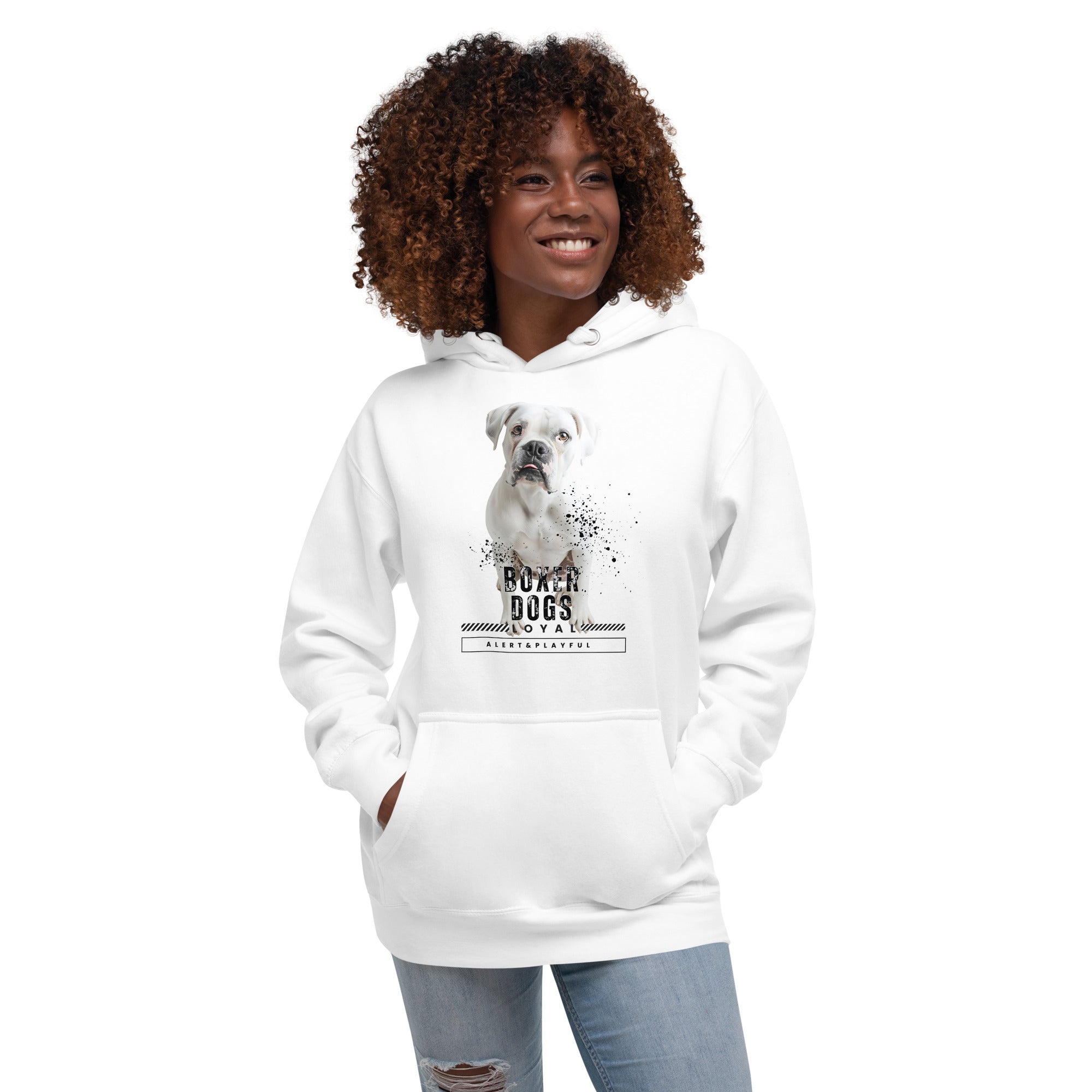 Boxer Dogs Unisex Hoodie